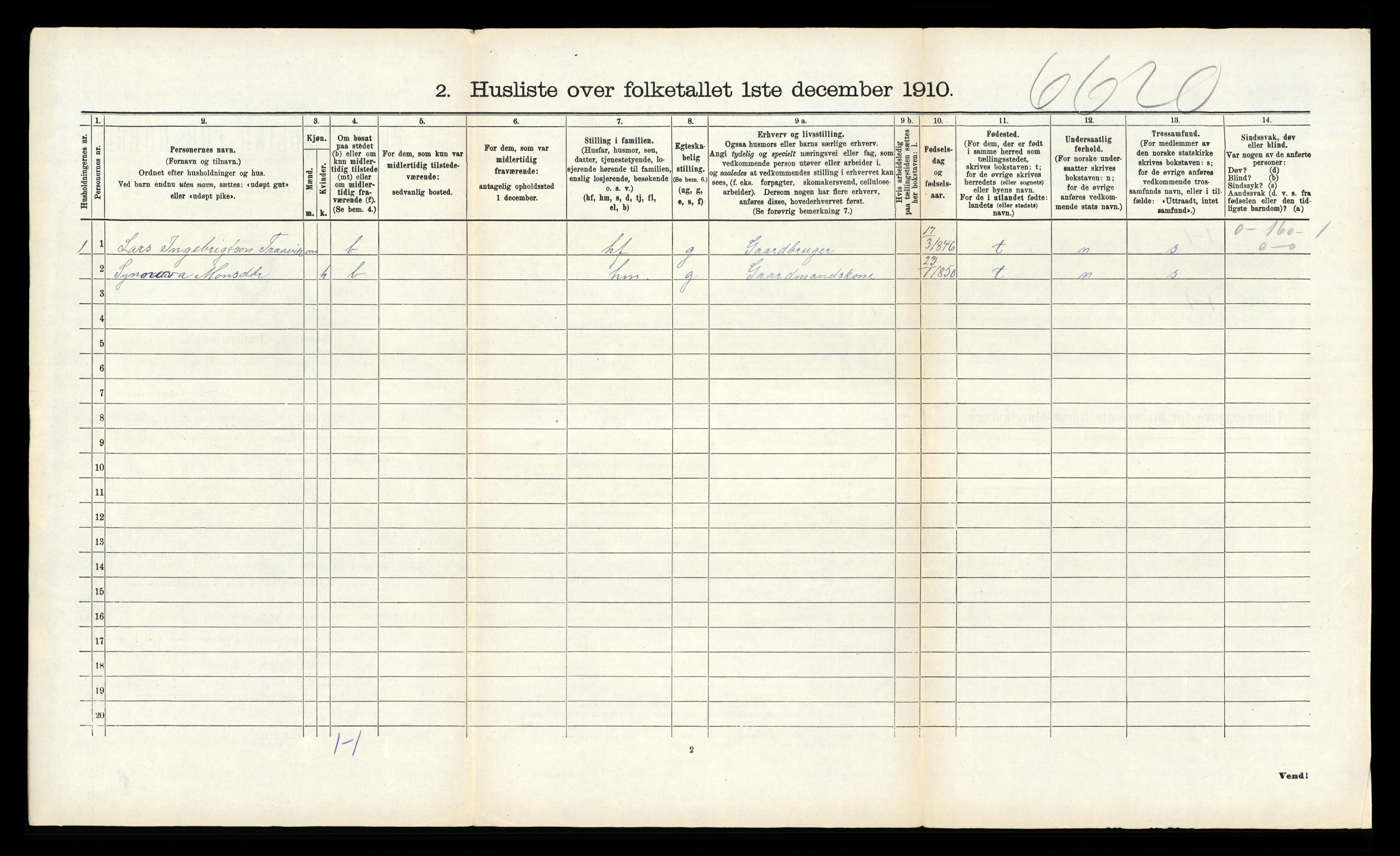 RA, 1910 census for Kvinnherad, 1910, p. 192