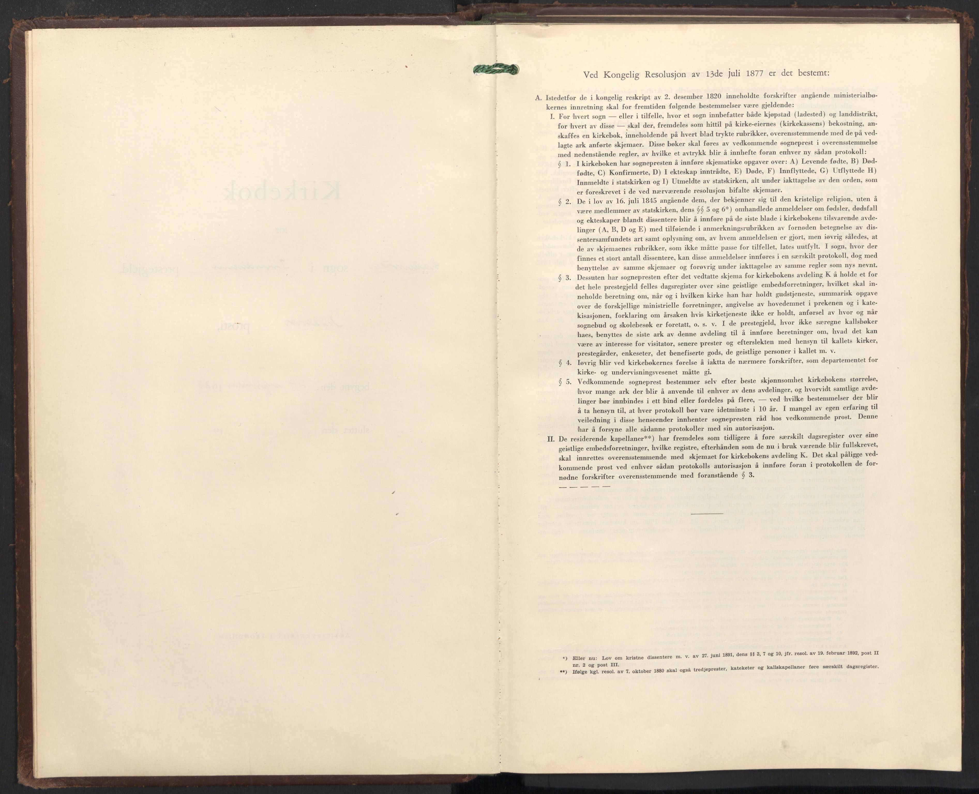 Ministerialprotokoller, klokkerbøker og fødselsregistre - Sør-Trøndelag, AV/SAT-A-1456/605/L0263: Parish register (copy) no. 605C10, 1938-1949