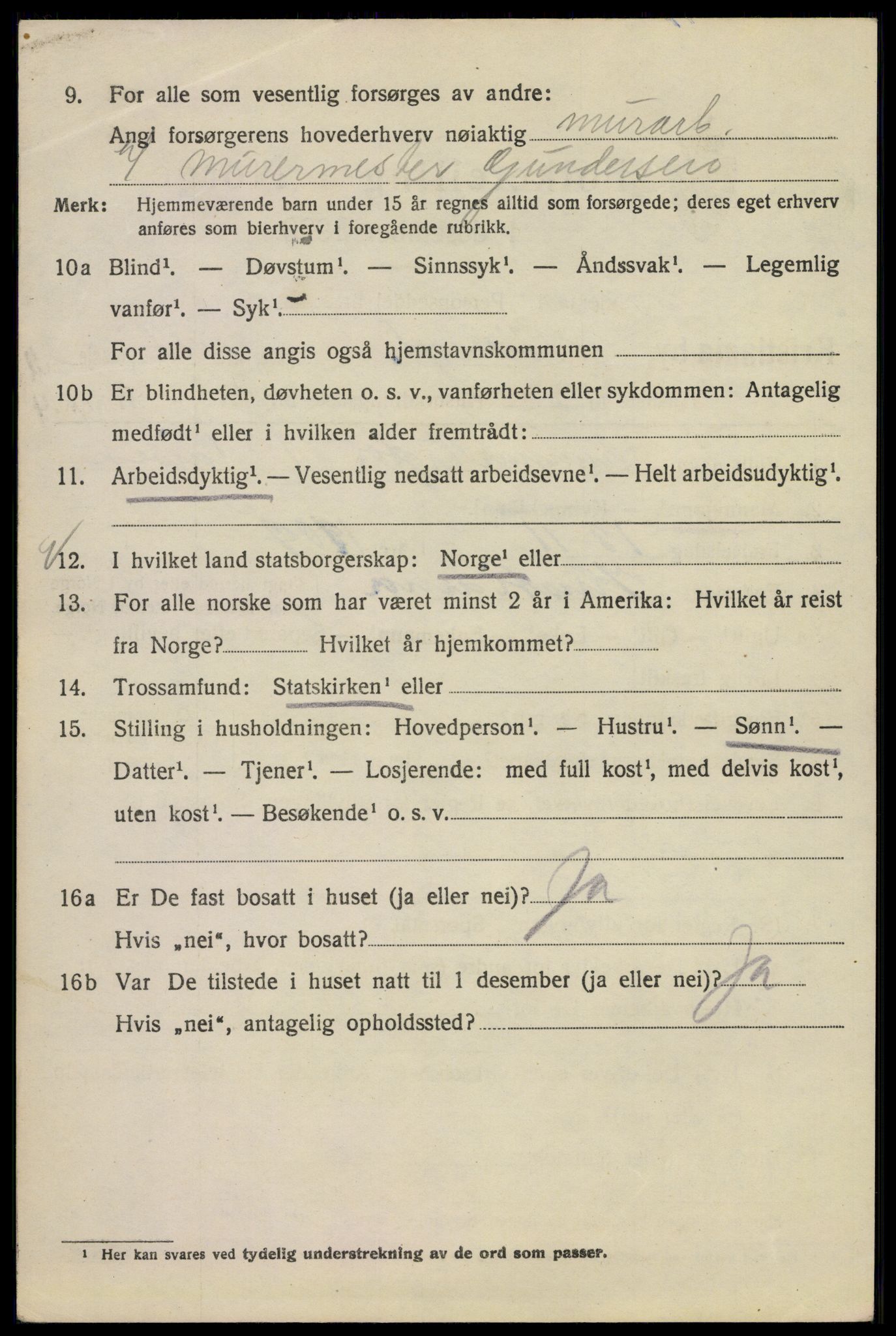 SAO, 1920 census for Kristiania, 1920, p. 611144