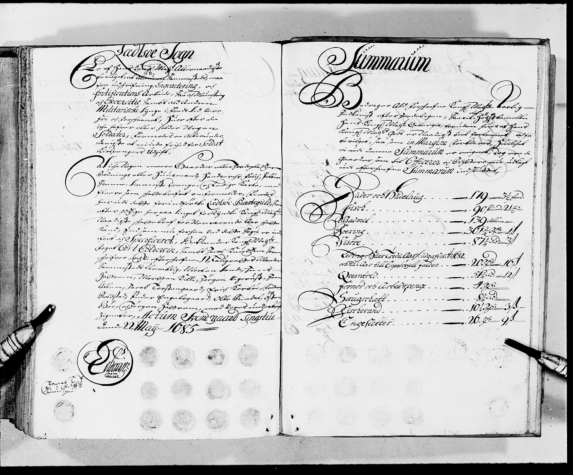 Rentekammeret inntil 1814, Reviderte regnskaper, Fogderegnskap, AV/RA-EA-4092/R17/L1160: Fogderegnskap Gudbrandsdal, 1682-1689, p. 251