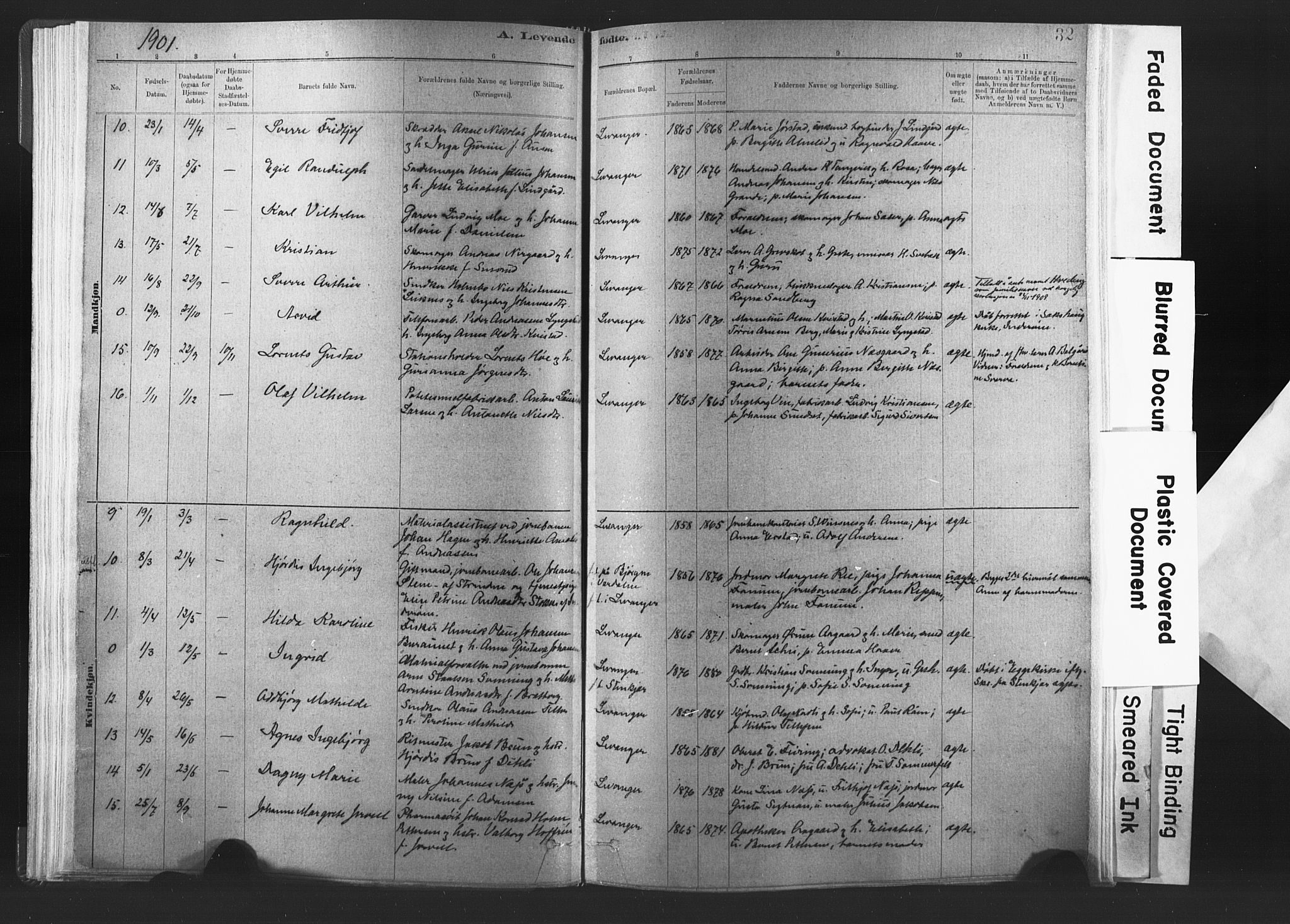Ministerialprotokoller, klokkerbøker og fødselsregistre - Nord-Trøndelag, SAT/A-1458/720/L0189: Parish register (official) no. 720A05, 1880-1911, p. 32