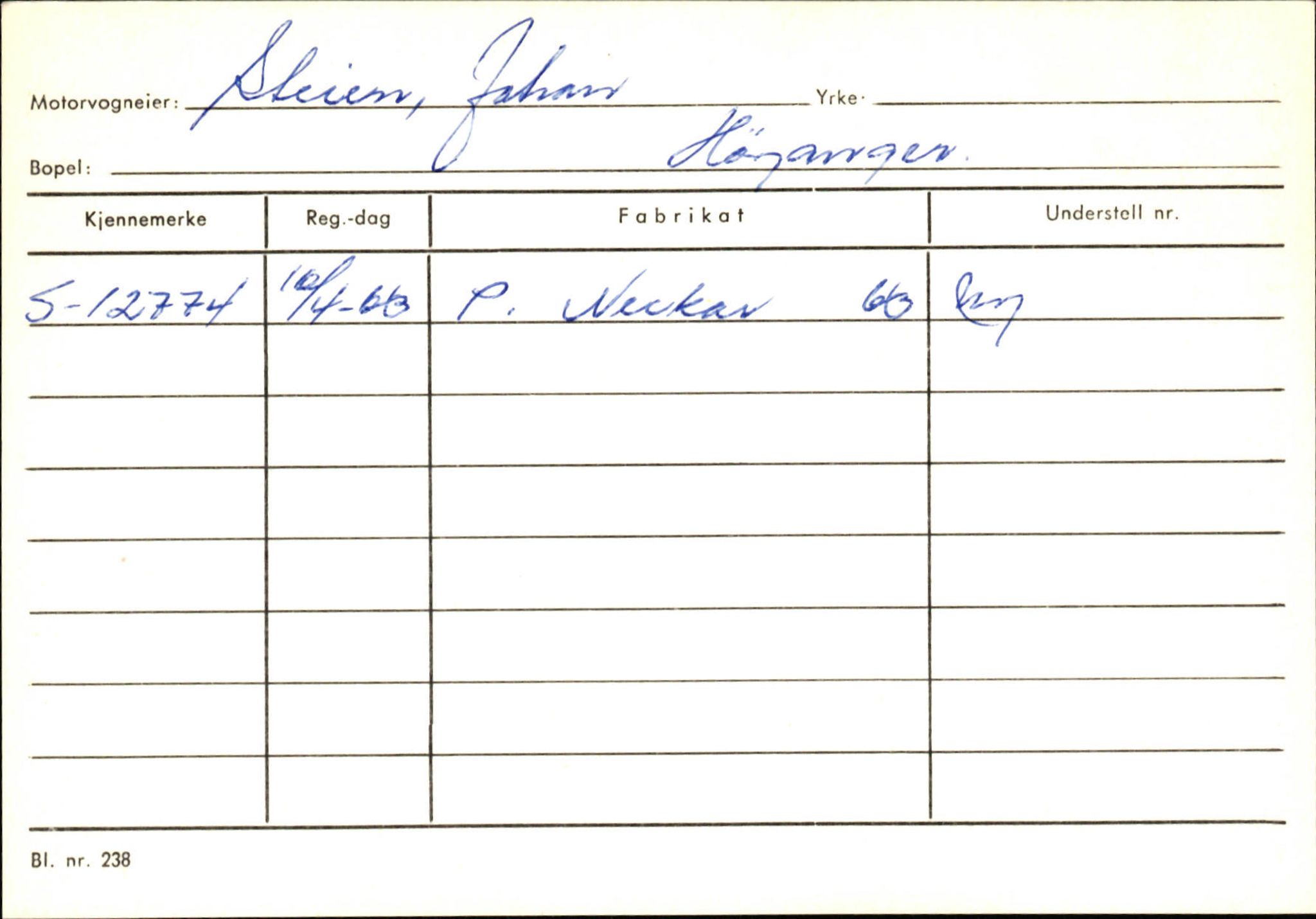 Statens vegvesen, Sogn og Fjordane vegkontor, AV/SAB-A-5301/4/F/L0131: Eigarregister Høyanger P-Å. Stryn S-Å, 1945-1975, p. 347