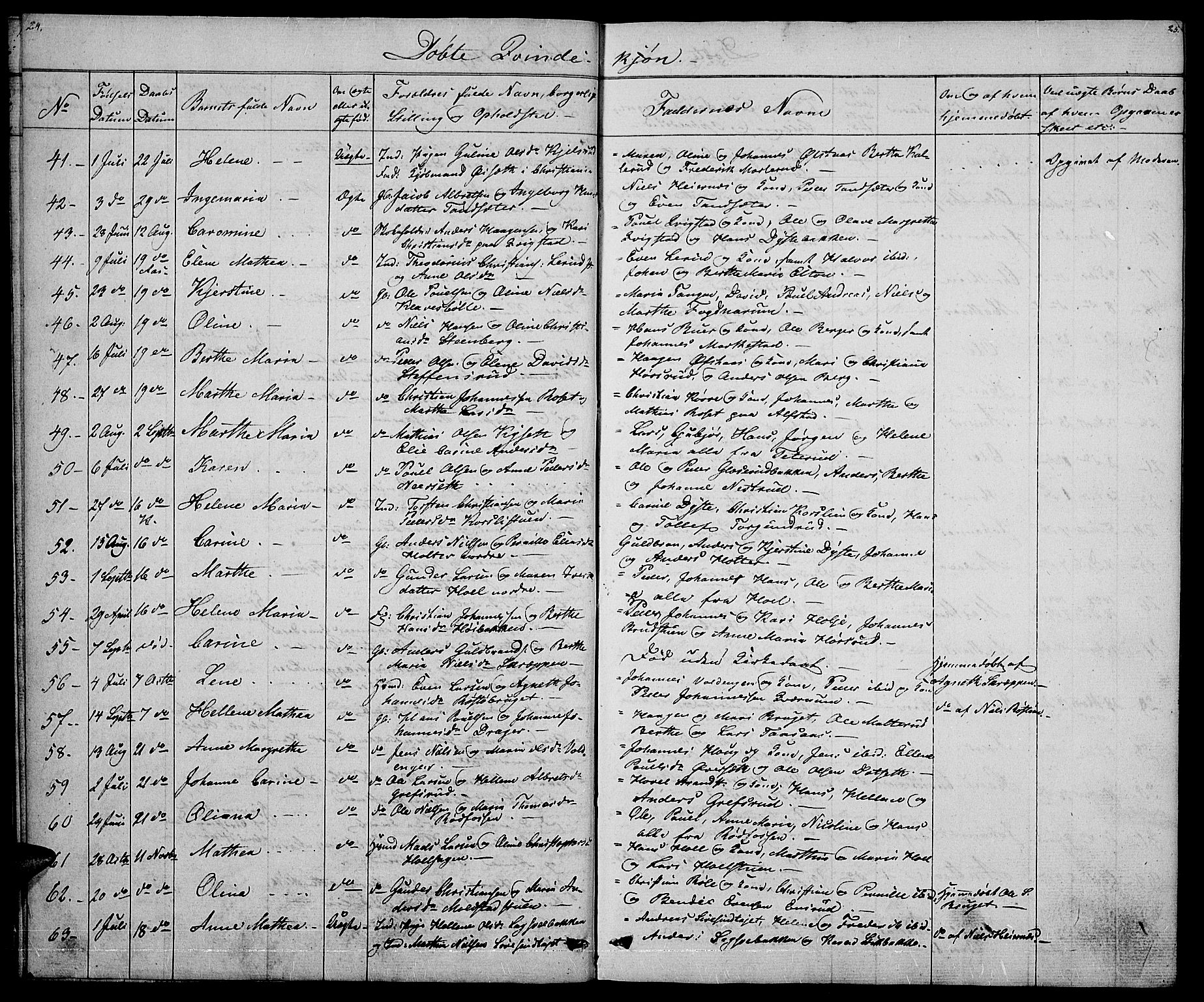 Vestre Toten prestekontor, SAH/PREST-108/H/Ha/Hab/L0002: Parish register (copy) no. 2, 1836-1848, p. 24-25