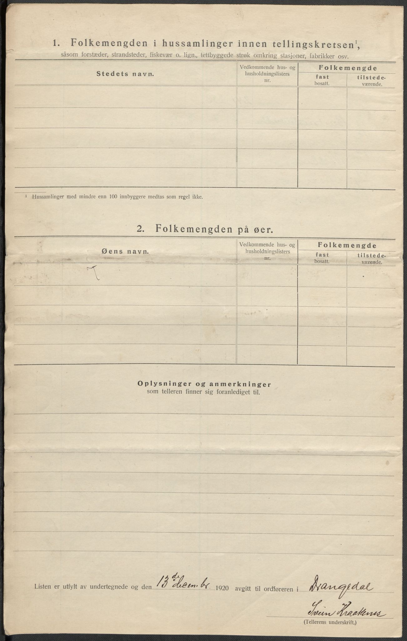 SAKO, 1920 census for Drangedal, 1920, p. 16