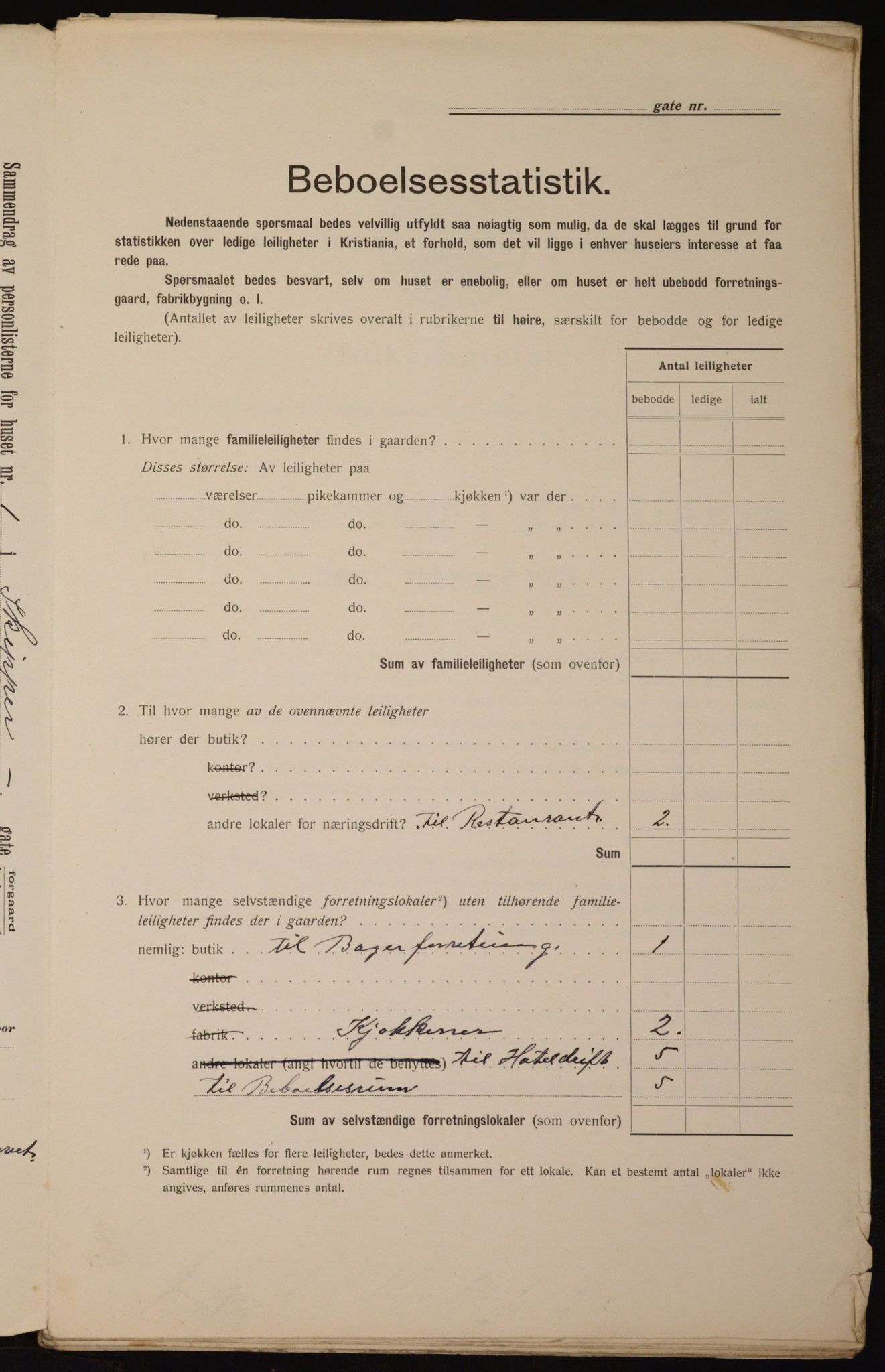 OBA, Municipal Census 1912 for Kristiania, 1912, p. 95715