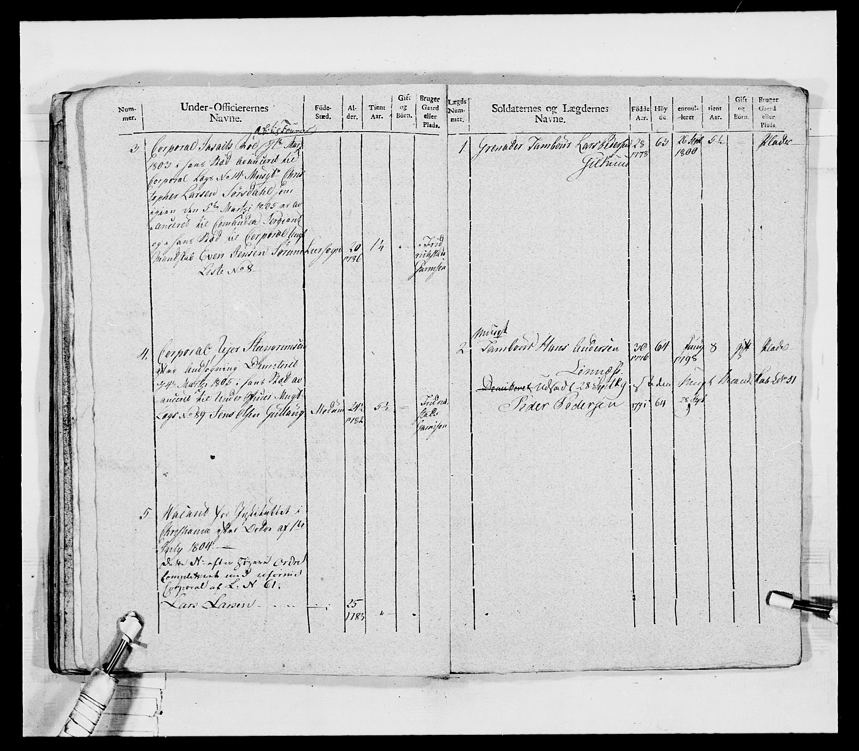 Generalitets- og kommissariatskollegiet, Det kongelige norske kommissariatskollegium, AV/RA-EA-5420/E/Eh/L0032a: Nordafjelske gevorbne infanteriregiment, 1806, p. 397