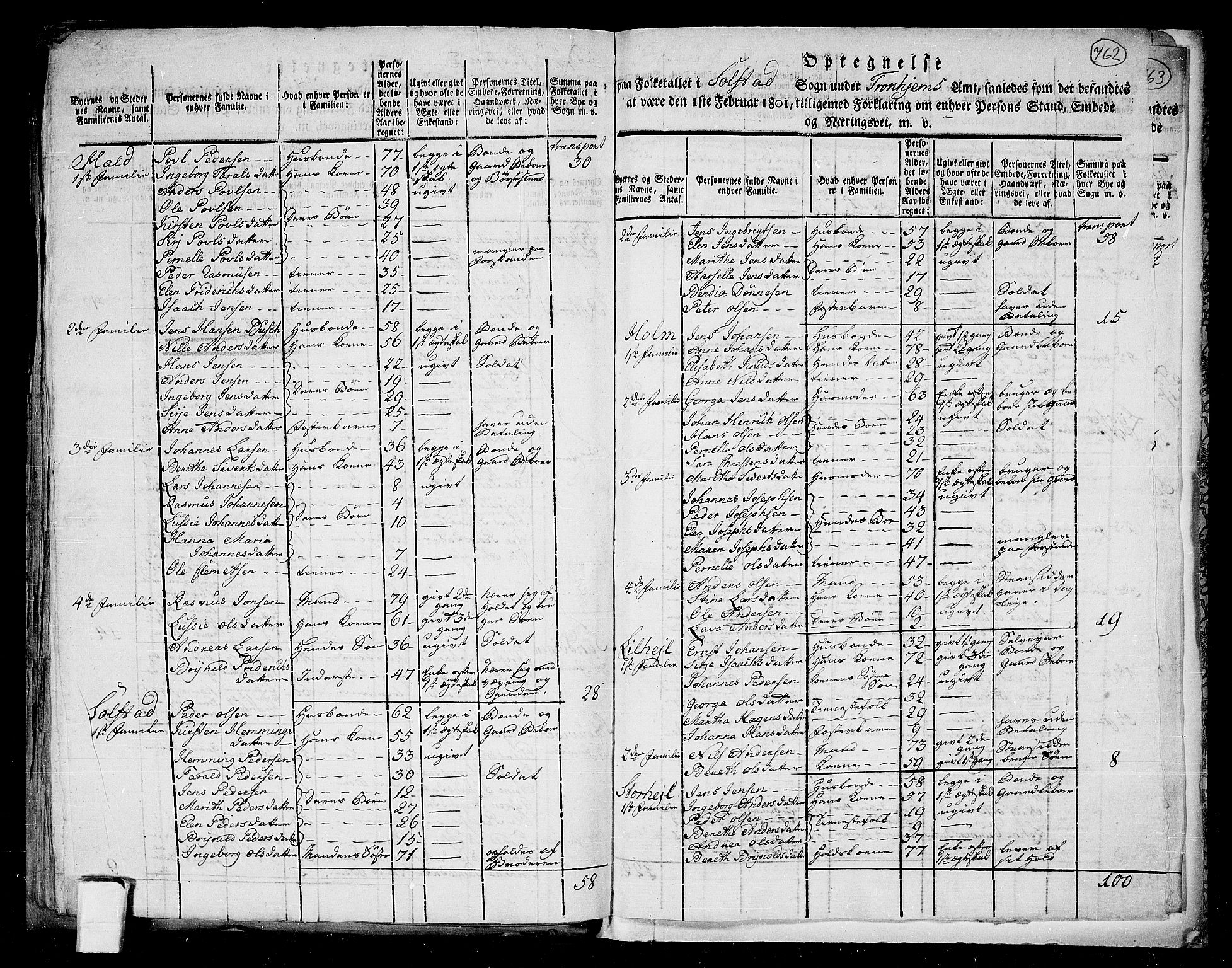 RA, 1801 census for 1814P Brønnøy, 1801, p. 761b-762a