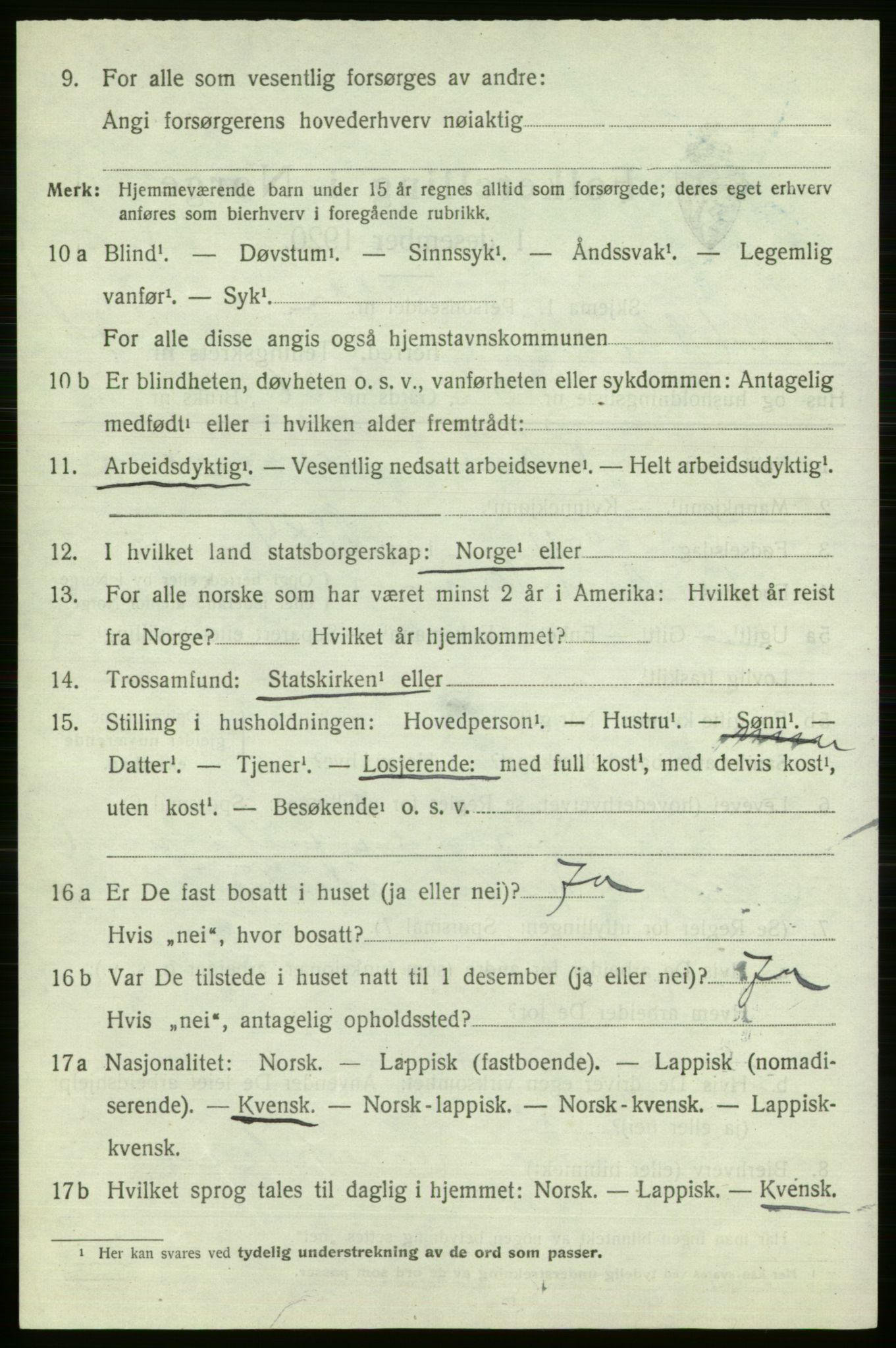 SATØ, 1920 census for Nord-Varanger, 1920, p. 3628