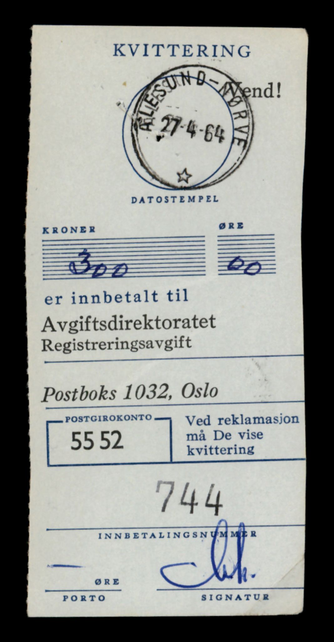 Møre og Romsdal vegkontor - Ålesund trafikkstasjon, SAT/A-4099/F/Fe/L0004: Registreringskort for kjøretøy T 341 - T 442, 1927-1998, p. 2870