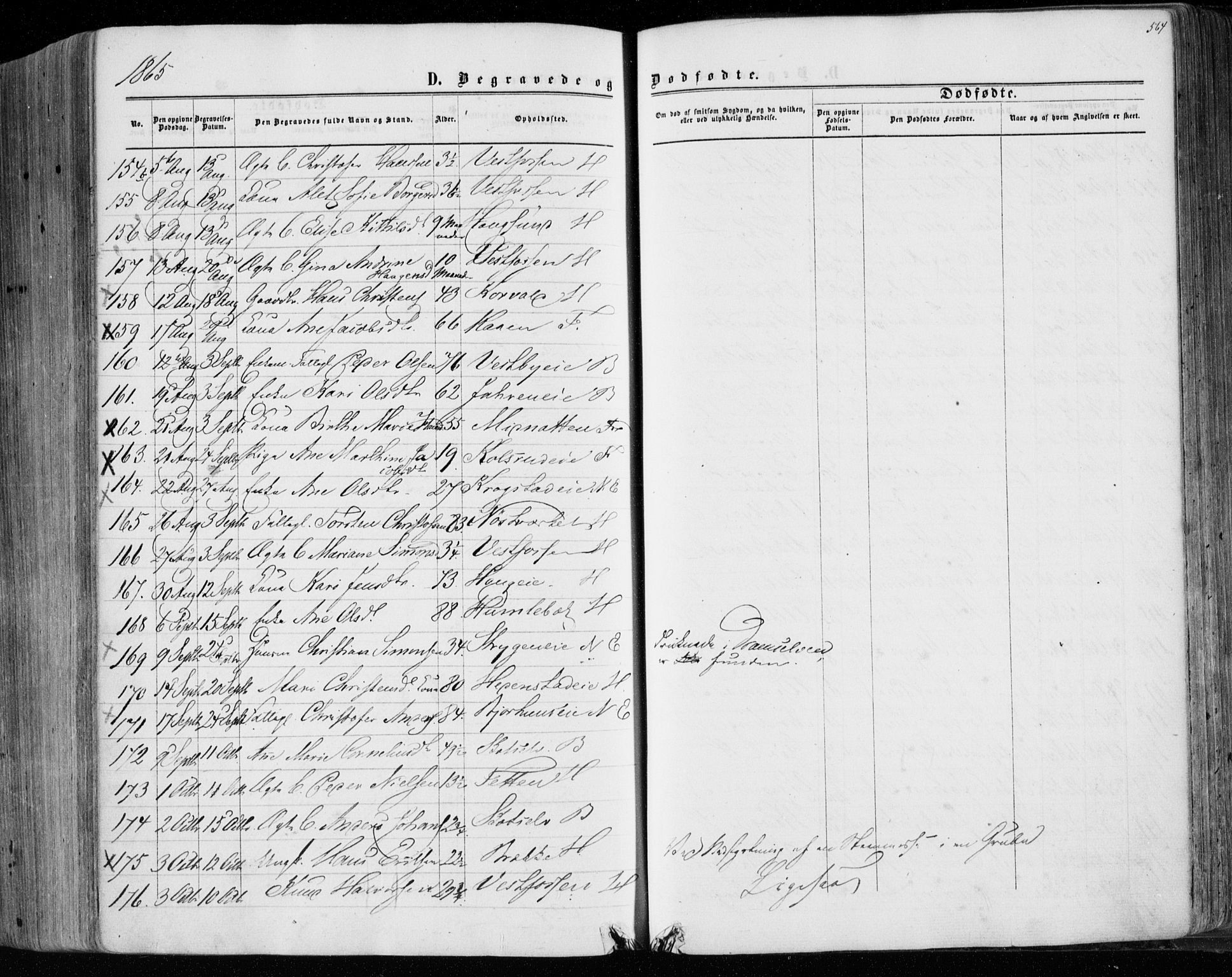 Eiker kirkebøker, AV/SAKO-A-4/F/Fa/L0016: Parish register (official) no. I 16, 1860-1868, p. 564