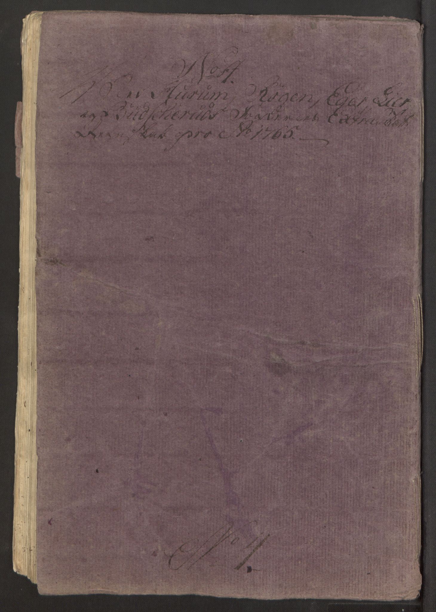 Rentekammeret inntil 1814, Reviderte regnskaper, Fogderegnskap, RA/EA-4092/R31/L1834: Ekstraskatten Hurum, Røyken, Eiker, Lier og Buskerud, 1765, p. 240