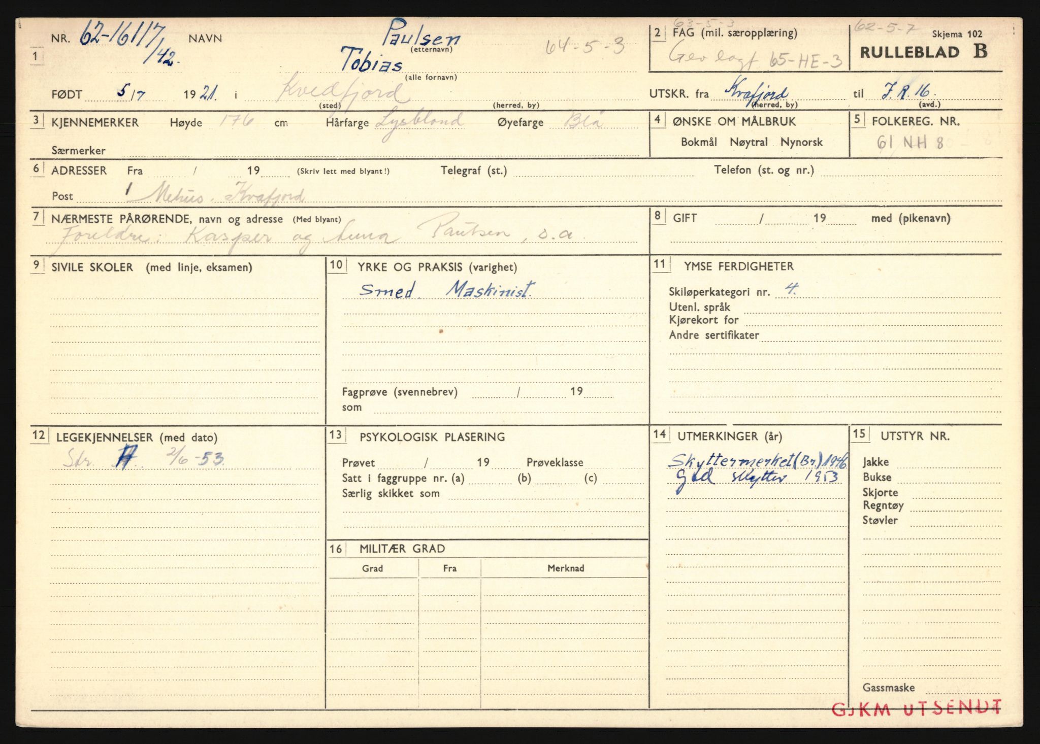 Forsvaret, Troms infanteriregiment nr. 16, AV/RA-RAFA-3146/P/Pa/L0024/0003: Rulleblad / Rulleblad for regimentets menige mannskaper, årsklasse 1942, 1942, p. 222