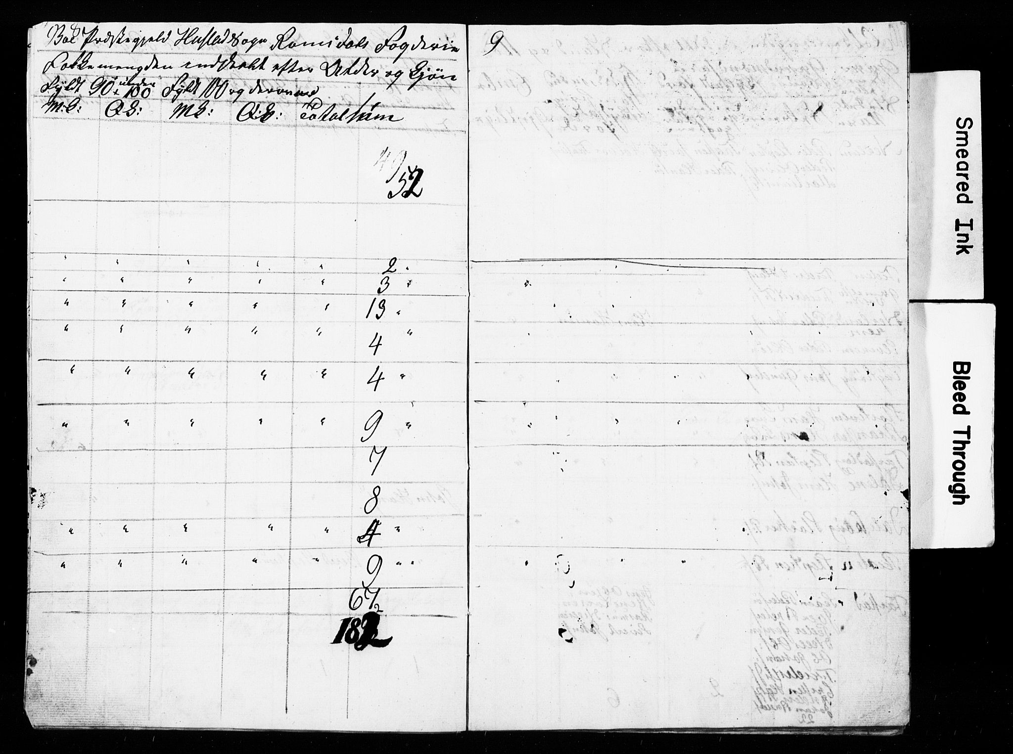 , Census 1835 for Bud, 1835, p. 26