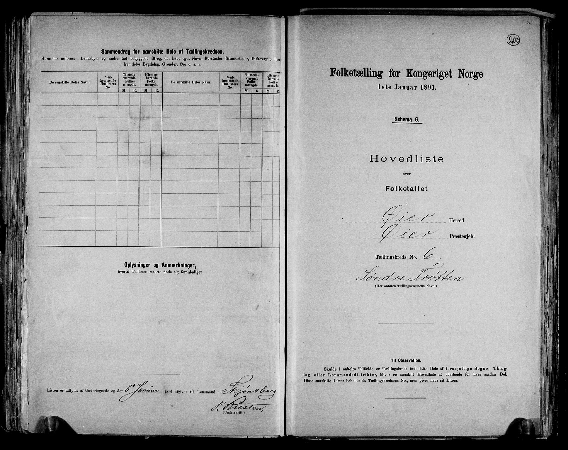 RA, 1891 census for 0521 Øyer, 1891, p. 14