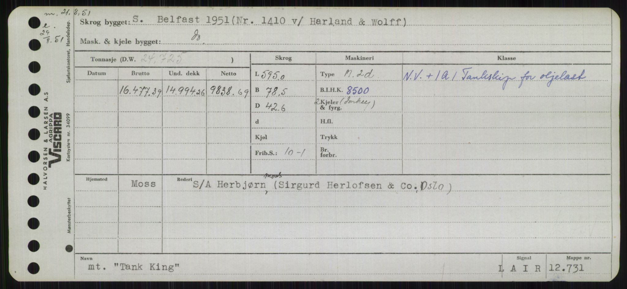 Sjøfartsdirektoratet med forløpere, Skipsmålingen, AV/RA-S-1627/H/Hb/L0005: Fartøy, T-Å, p. 39