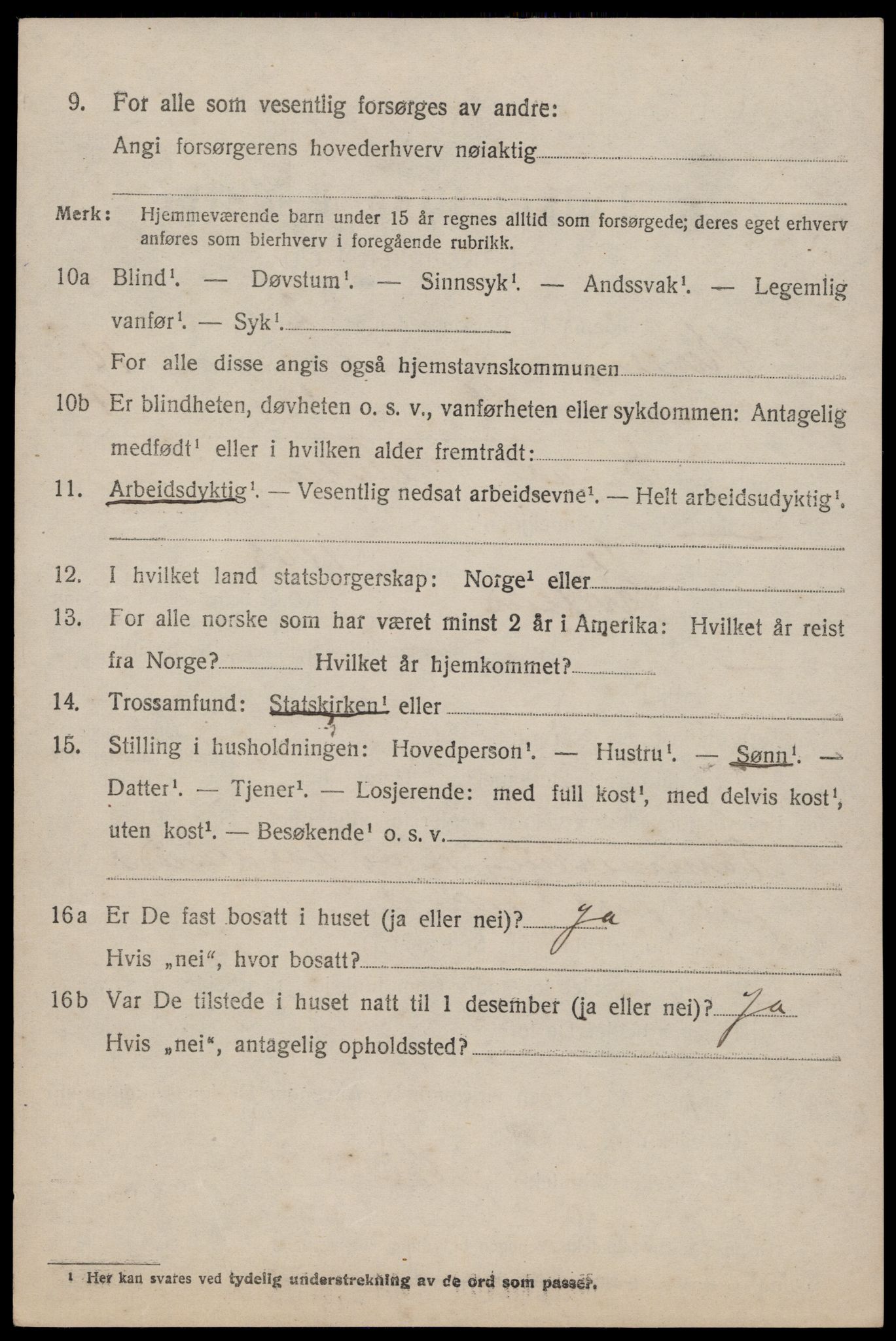 SAKO, 1920 census for Kviteseid, 1920, p. 5234