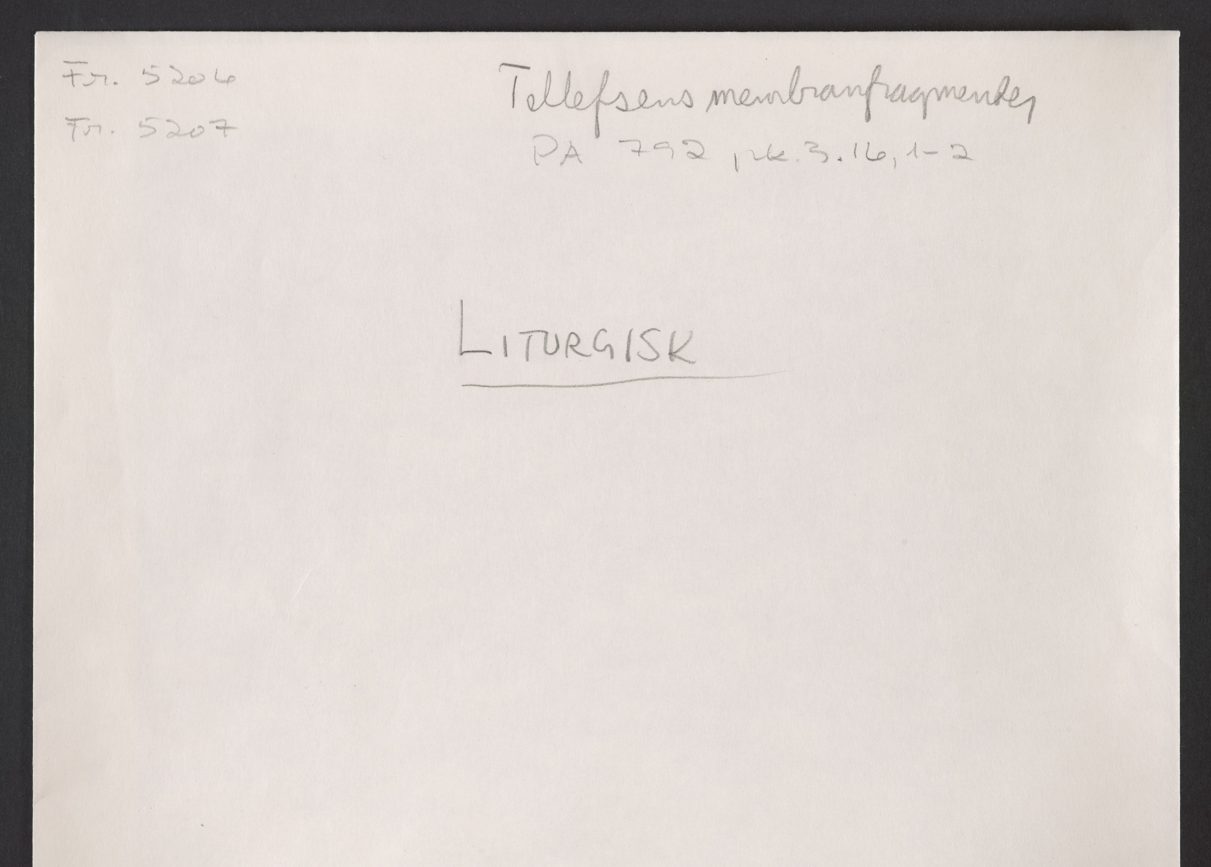 Tellefsen, Johan Christian, AV/RA-PA-0792/Fc/L0003: Membranfragmenter, 1100-1536, p. 93