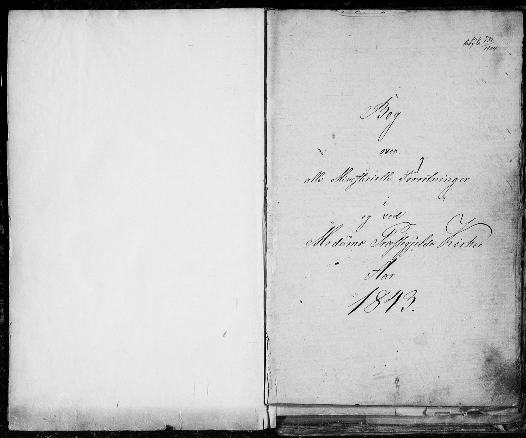 Modum kirkebøker, SAKO/A-234/G/Ga/L0004: Parish register (copy) no. I 4, 1843-1846