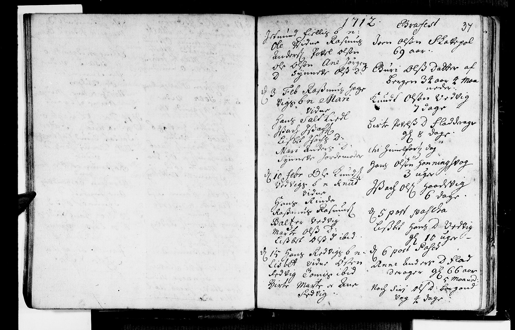 Selje sokneprestembete, AV/SAB-A-99938/H/Ha/Haa/Haaa: Parish register (official) no. A 2, 1704-1715, p. 34