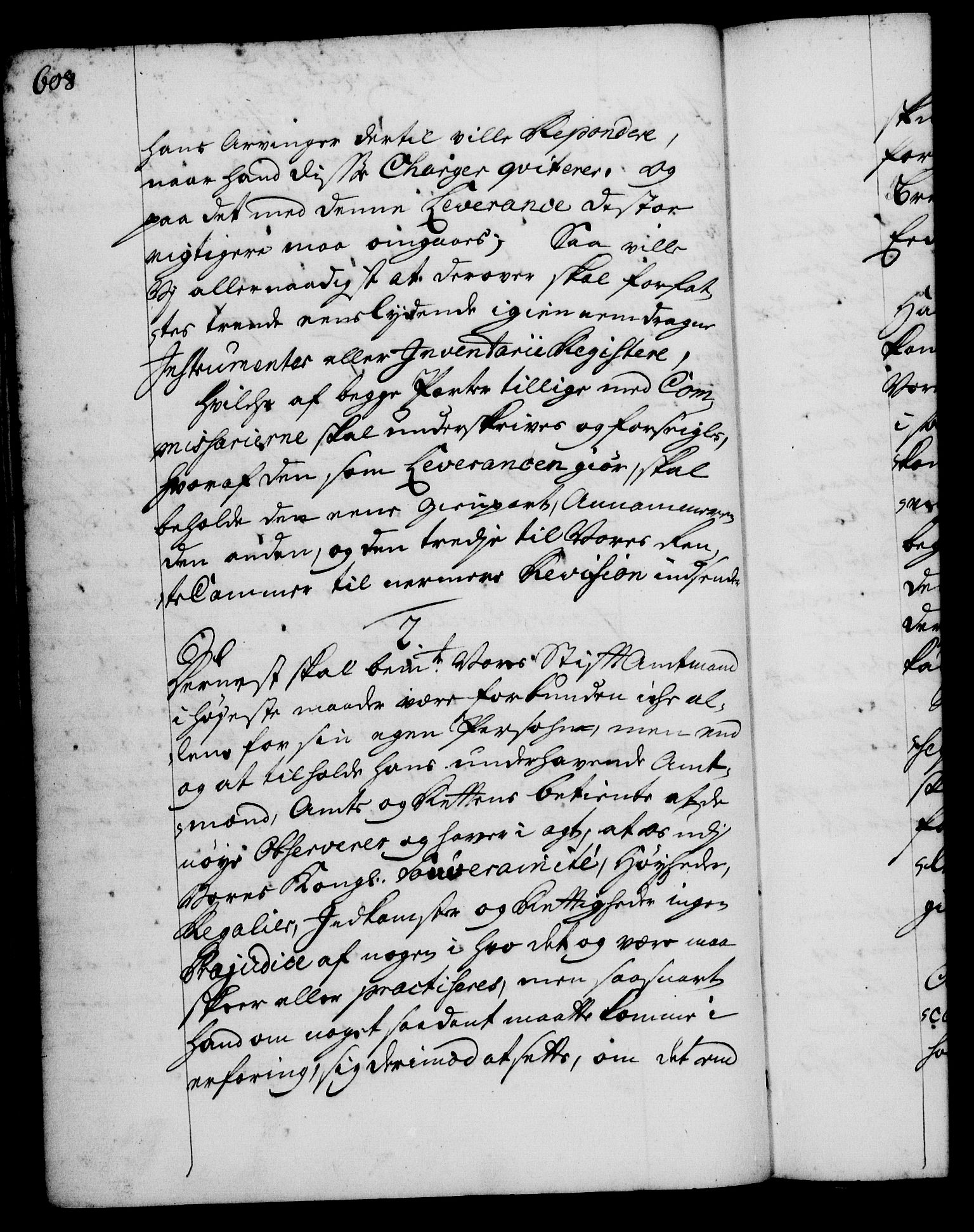 Rentekammeret, Kammerkanselliet, RA/EA-3111/G/Gg/Ggi/L0001: Norsk instruksjonsprotokoll med register (merket RK 53.34), 1720-1729, p. 608