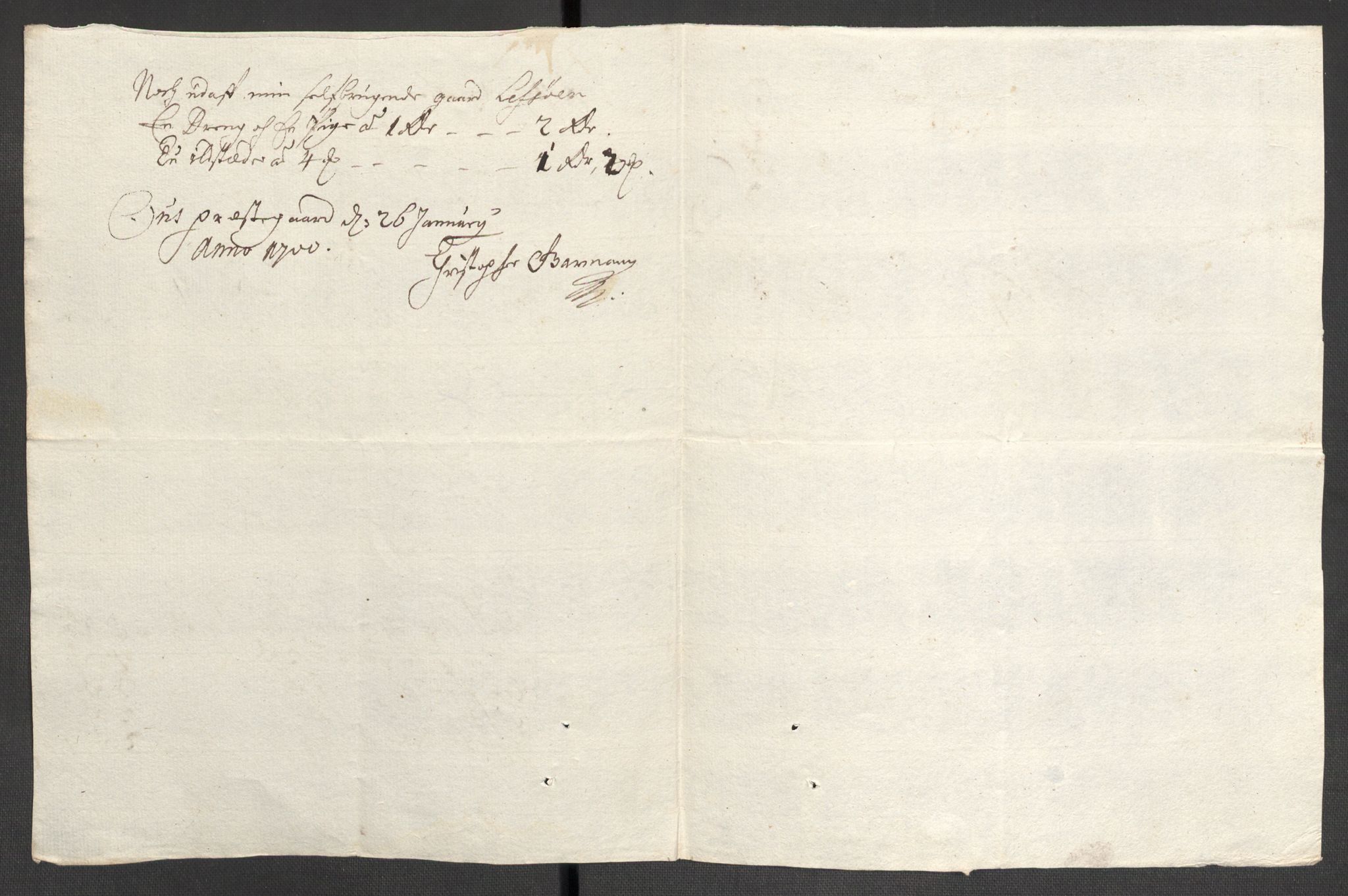 Rentekammeret inntil 1814, Reviderte regnskaper, Fogderegnskap, AV/RA-EA-4092/R48/L2978: Fogderegnskap Sunnhordland og Hardanger, 1699, p. 307