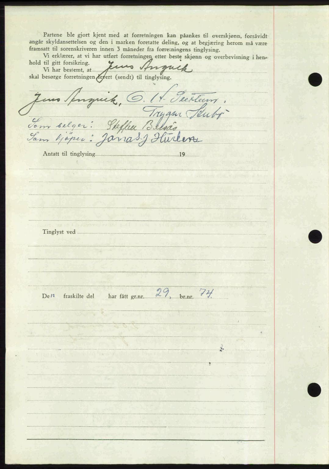 Romsdal sorenskriveri, AV/SAT-A-4149/1/2/2C: Mortgage book no. A28, 1948-1949, Diary no: : 415/1949