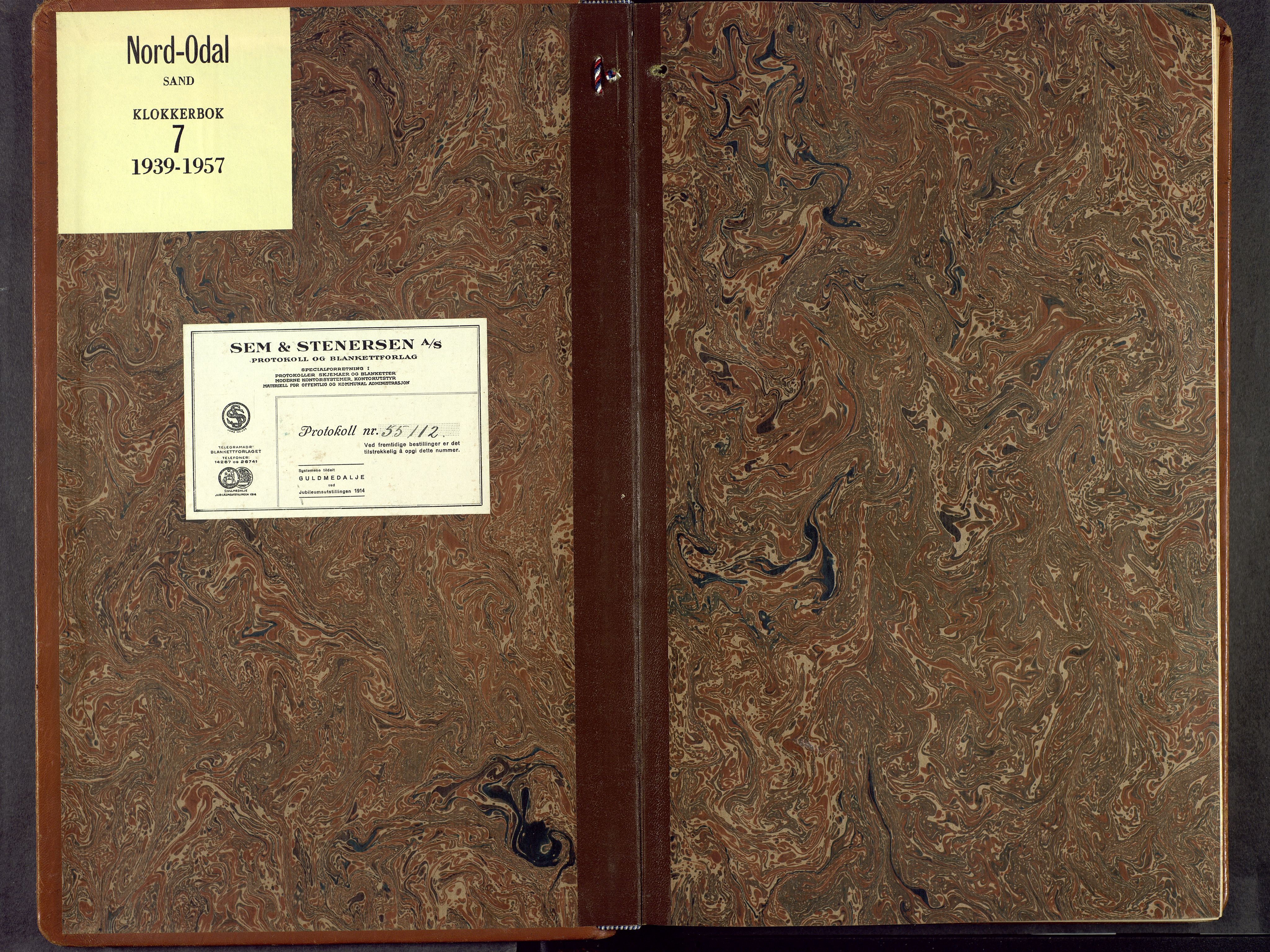 Nord-Odal prestekontor, AV/SAH-PREST-032/H/Ha/Hab/L0007: Parish register (copy) no. 7, 1939-1957