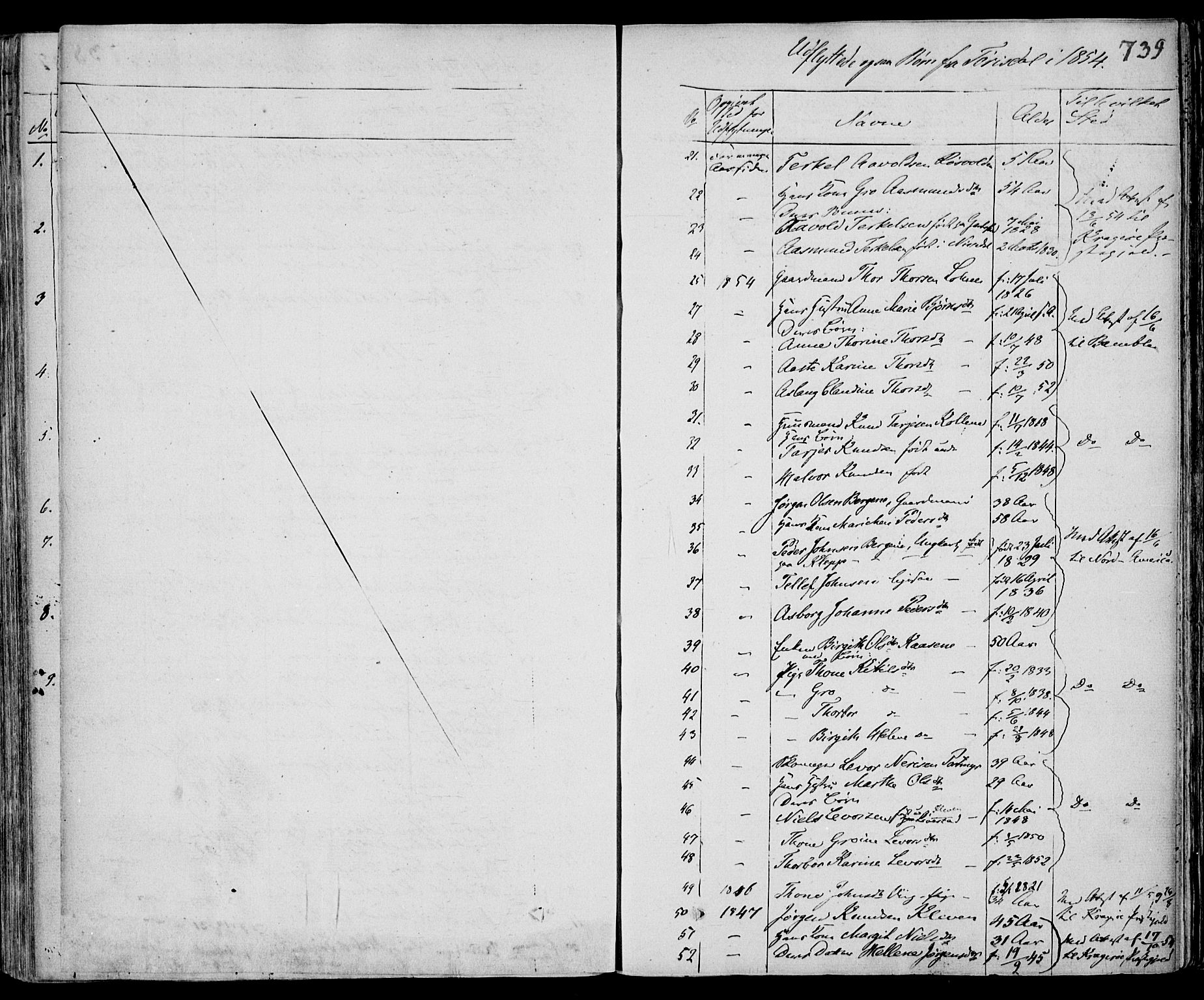 Drangedal kirkebøker, SAKO/A-258/F/Fa/L0007b: Parish register (official) no. 7b, 1837-1856, p. 739