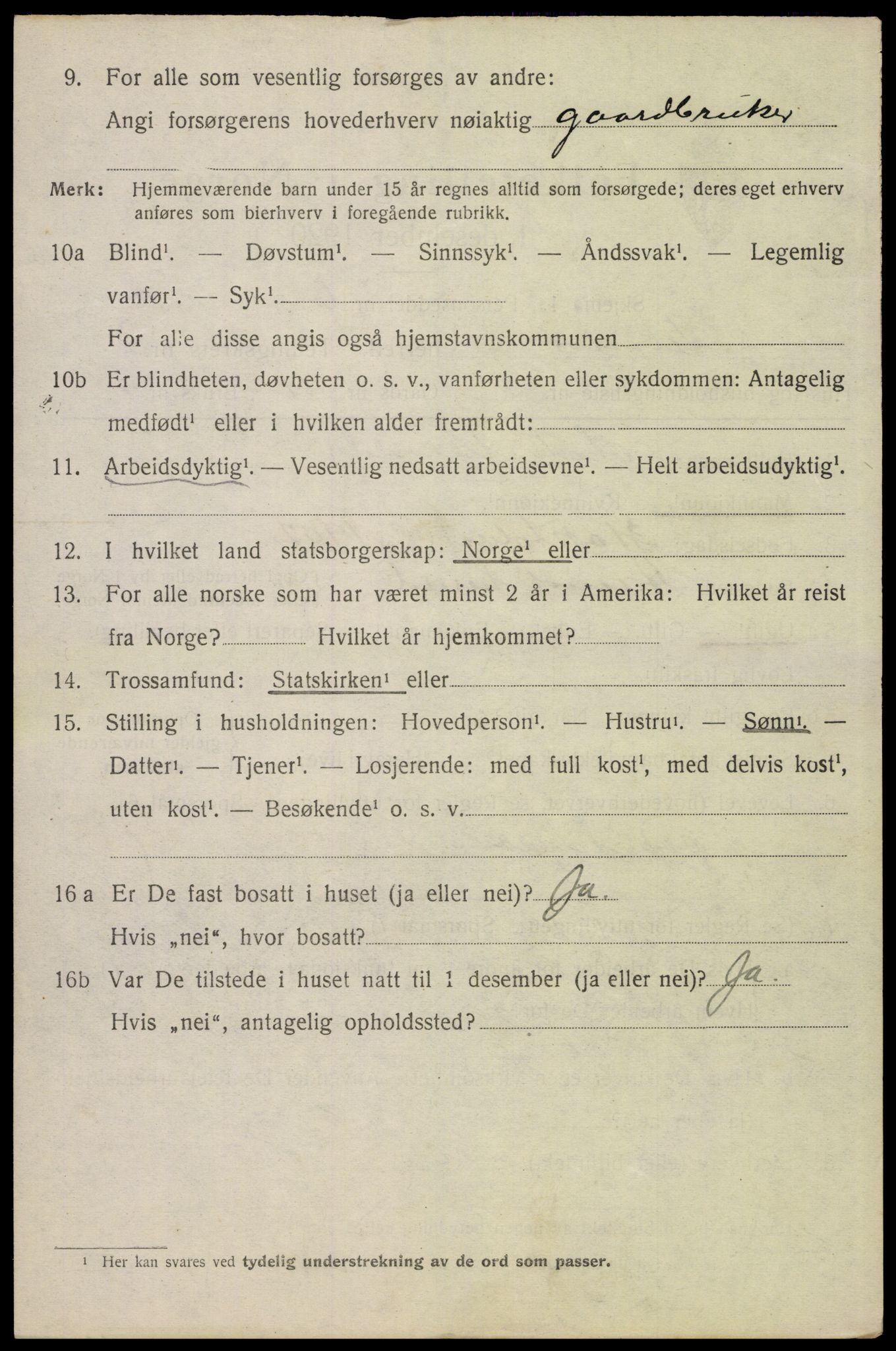 SAH, 1920 census for Åmot, 1920, p. 8198