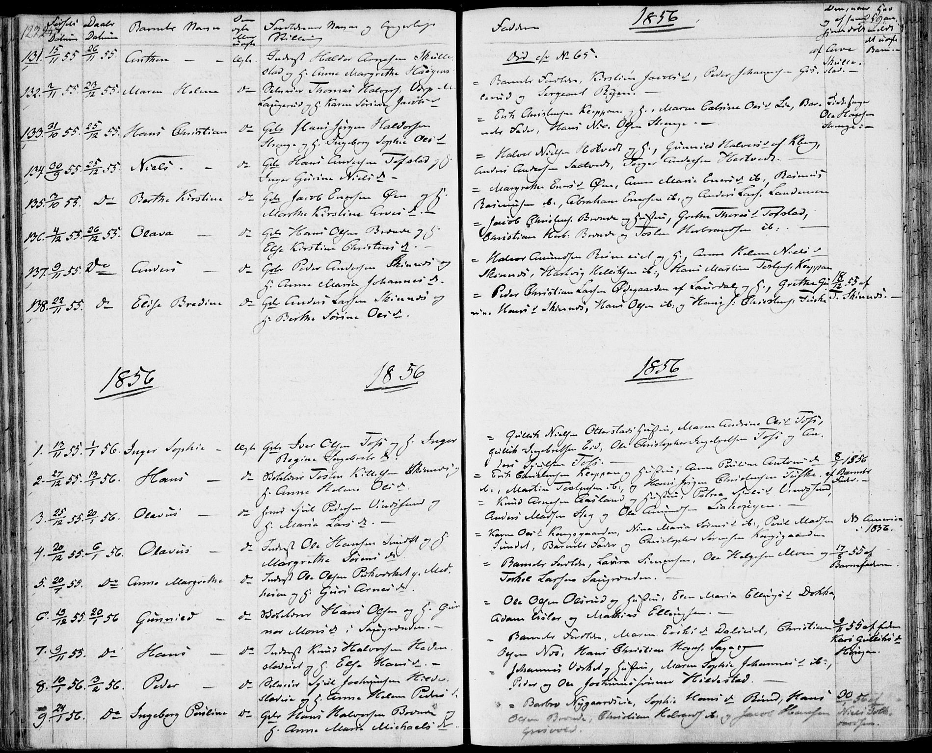 Sandsvær kirkebøker, AV/SAKO-A-244/F/Fa/L0005: Parish register (official) no. I 5, 1840-1856, p. 258-259