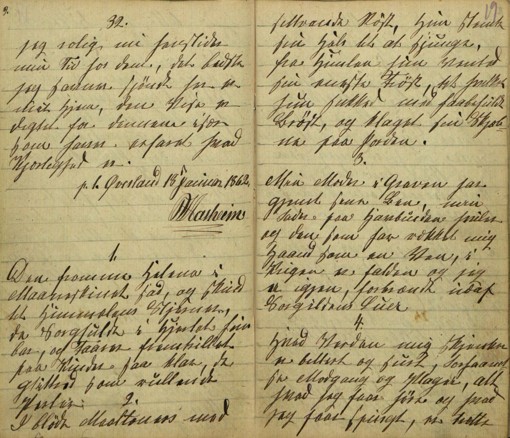 Rikard Berge, TEMU/TGM-A-1003/F/L0005/0018: 160-200 / 177 Handskriven visebok. Tilhører Aasheim af Sigjords Præstegjeld, 1870. Vise, 1870, p. 18-19