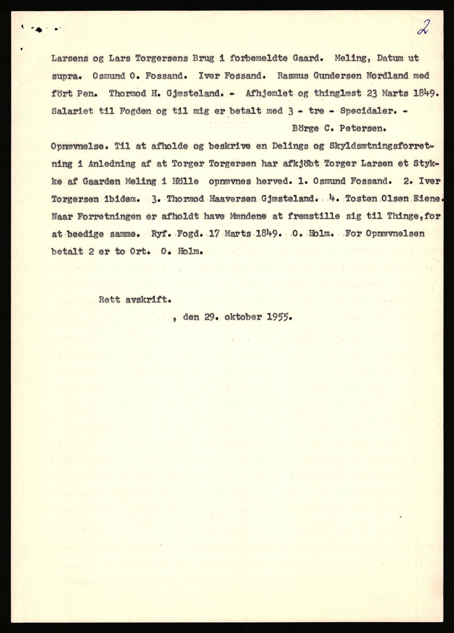 Statsarkivet i Stavanger, SAST/A-101971/03/Y/Yj/L0057: Avskrifter sortert etter gårdsnavn: Marvik med hage - Meling i Hetland, 1750-1930, p. 464