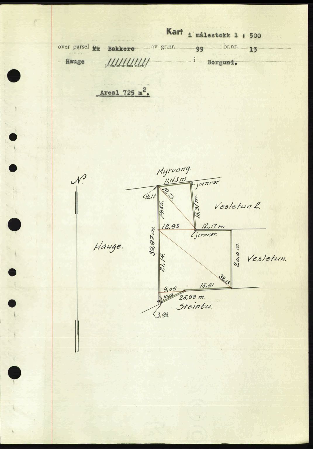 Nordre Sunnmøre sorenskriveri, AV/SAT-A-0006/1/2/2C/2Ca: Mortgage book no. A23, 1946-1947, Diary no: : 264/1947