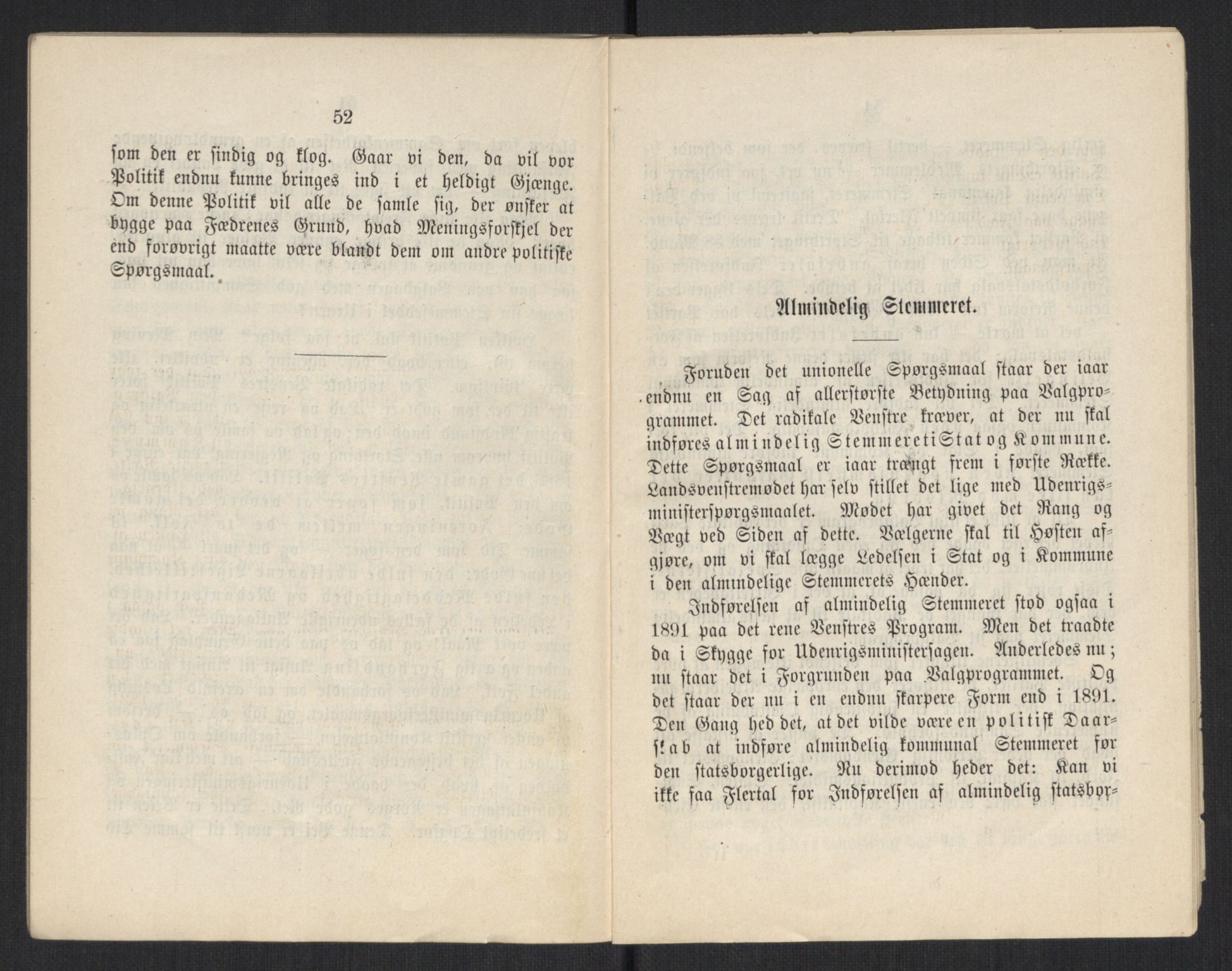 Venstres Hovedorganisasjon, AV/RA-PA-0876/X/L0001: De eldste skrifter, 1860-1936, p. 526