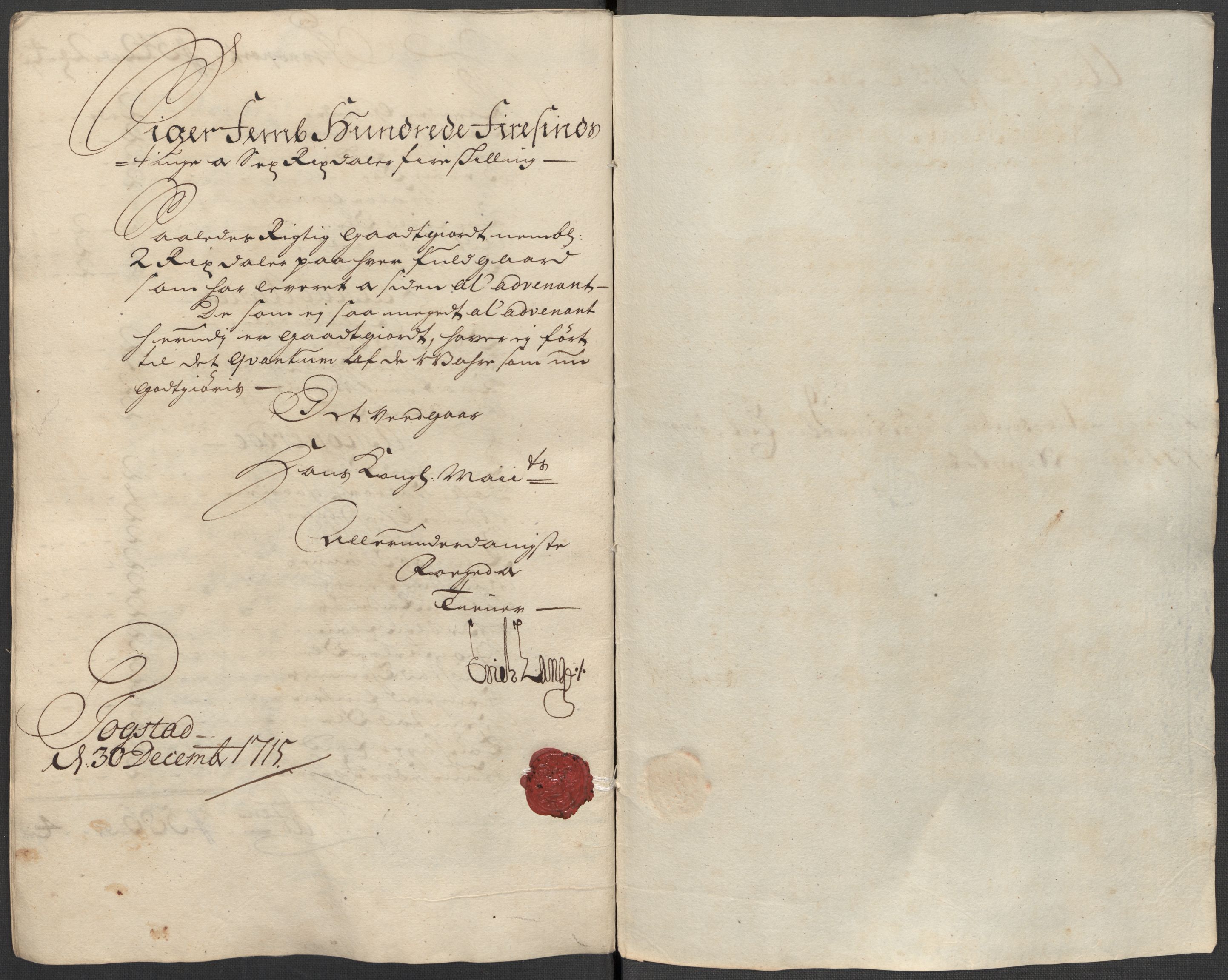 Rentekammeret inntil 1814, Reviderte regnskaper, Fogderegnskap, AV/RA-EA-4092/R16/L1054: Fogderegnskap Hedmark, 1715, p. 111