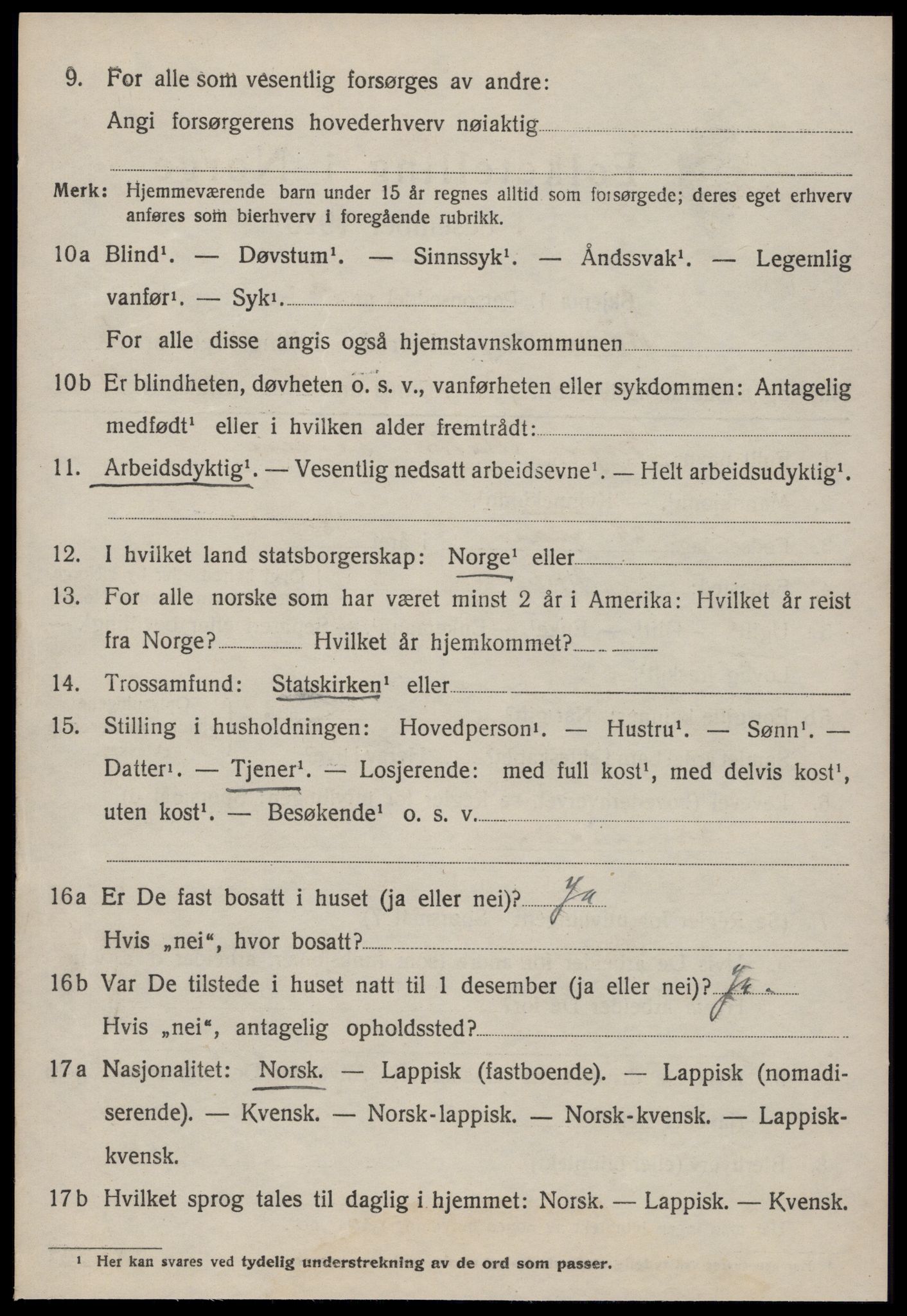 SAT, 1920 census for Støren, 1920, p. 2401