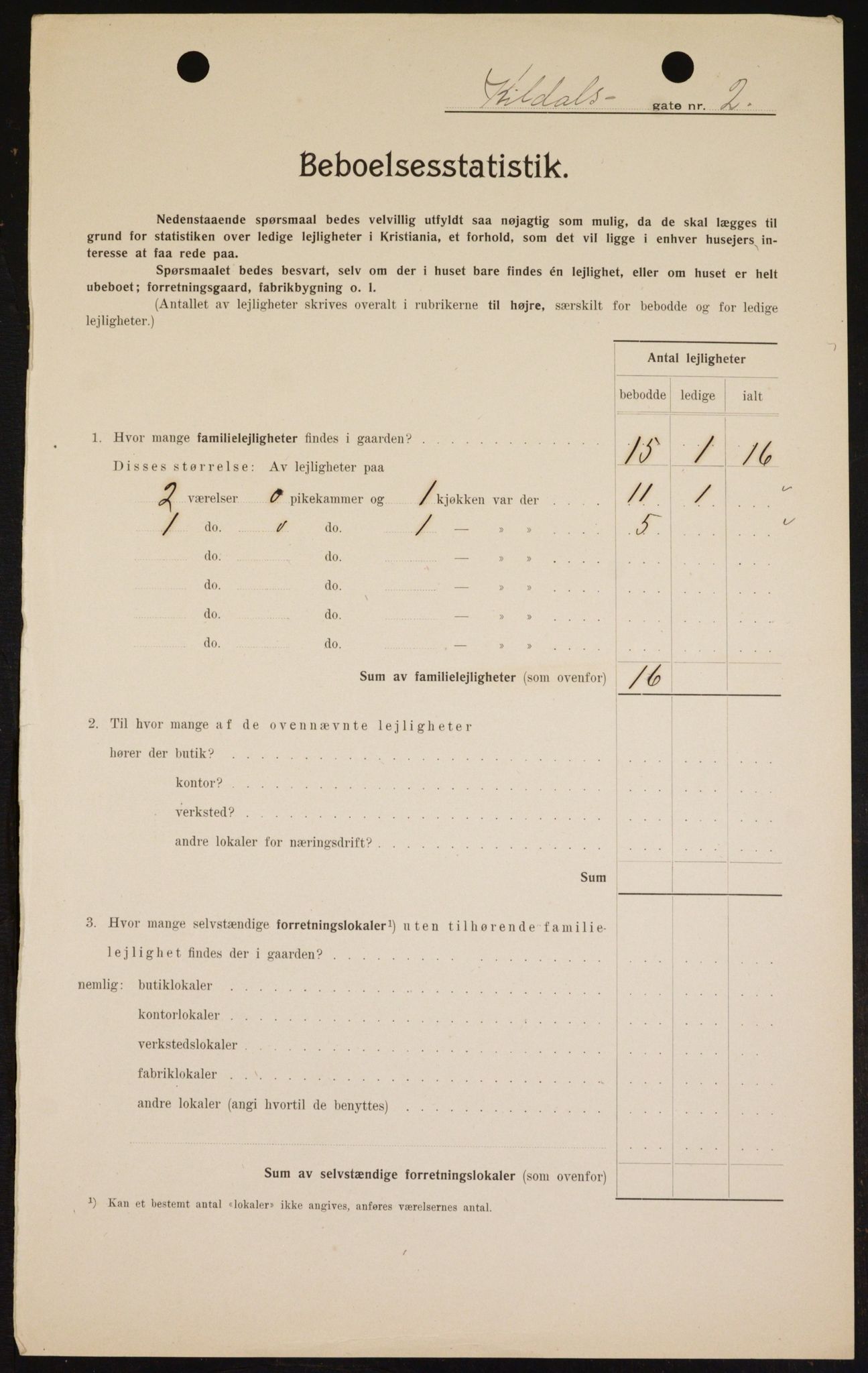 OBA, Municipal Census 1909 for Kristiania, 1909, p. 68557