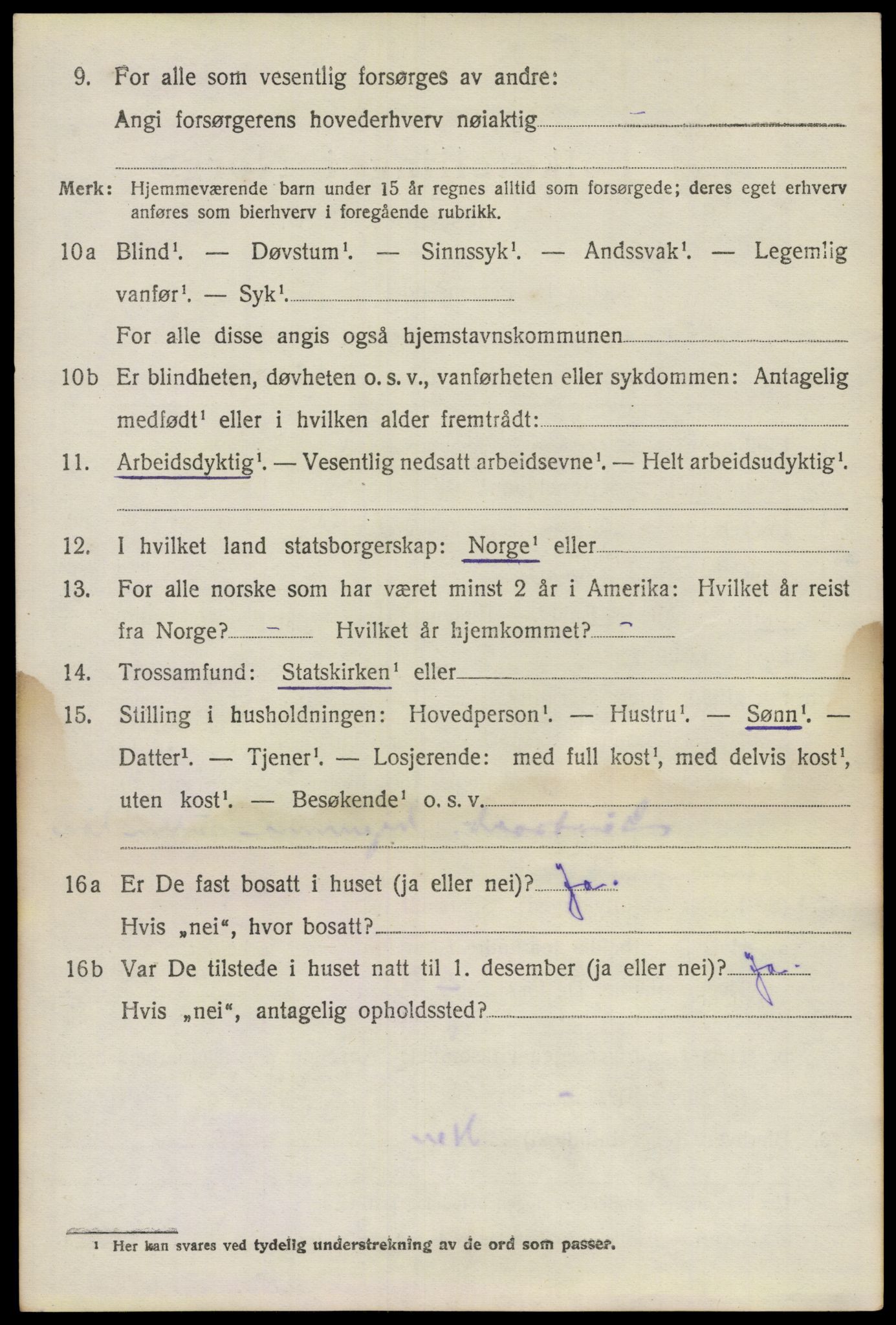 SAO, 1920 census for Rygge, 1920, p. 6200