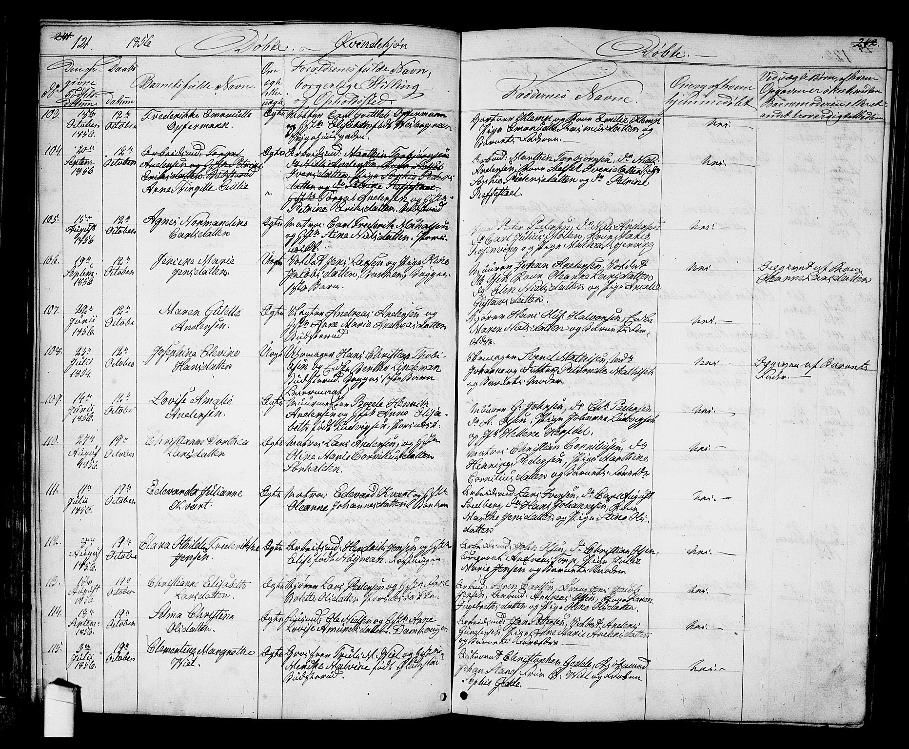 Halden prestekontor Kirkebøker, SAO/A-10909/G/Ga/L0005a: Parish register (copy) no. 5A, 1855-1864, p. 121