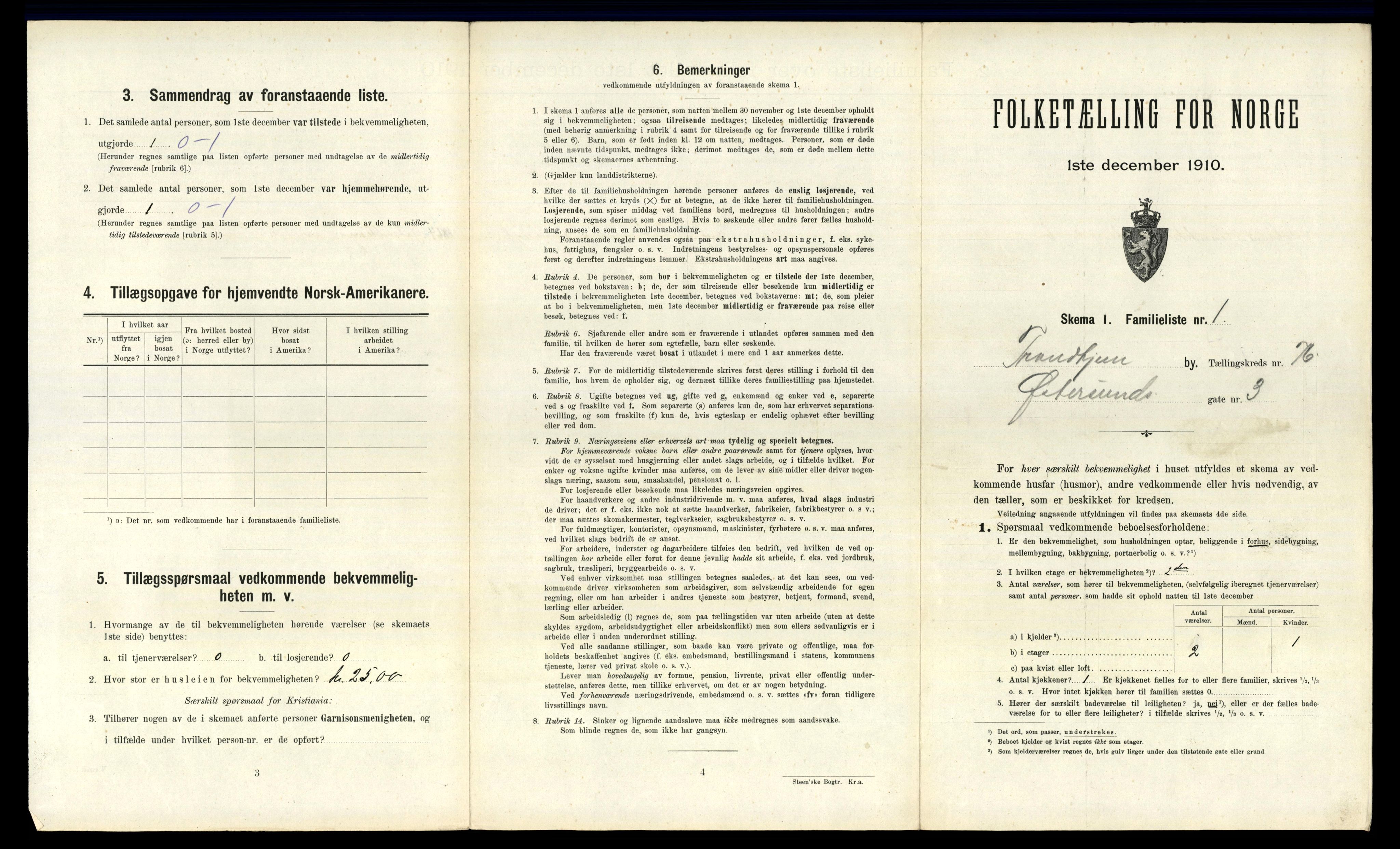 RA, 1910 census for Trondheim, 1910, p. 22937