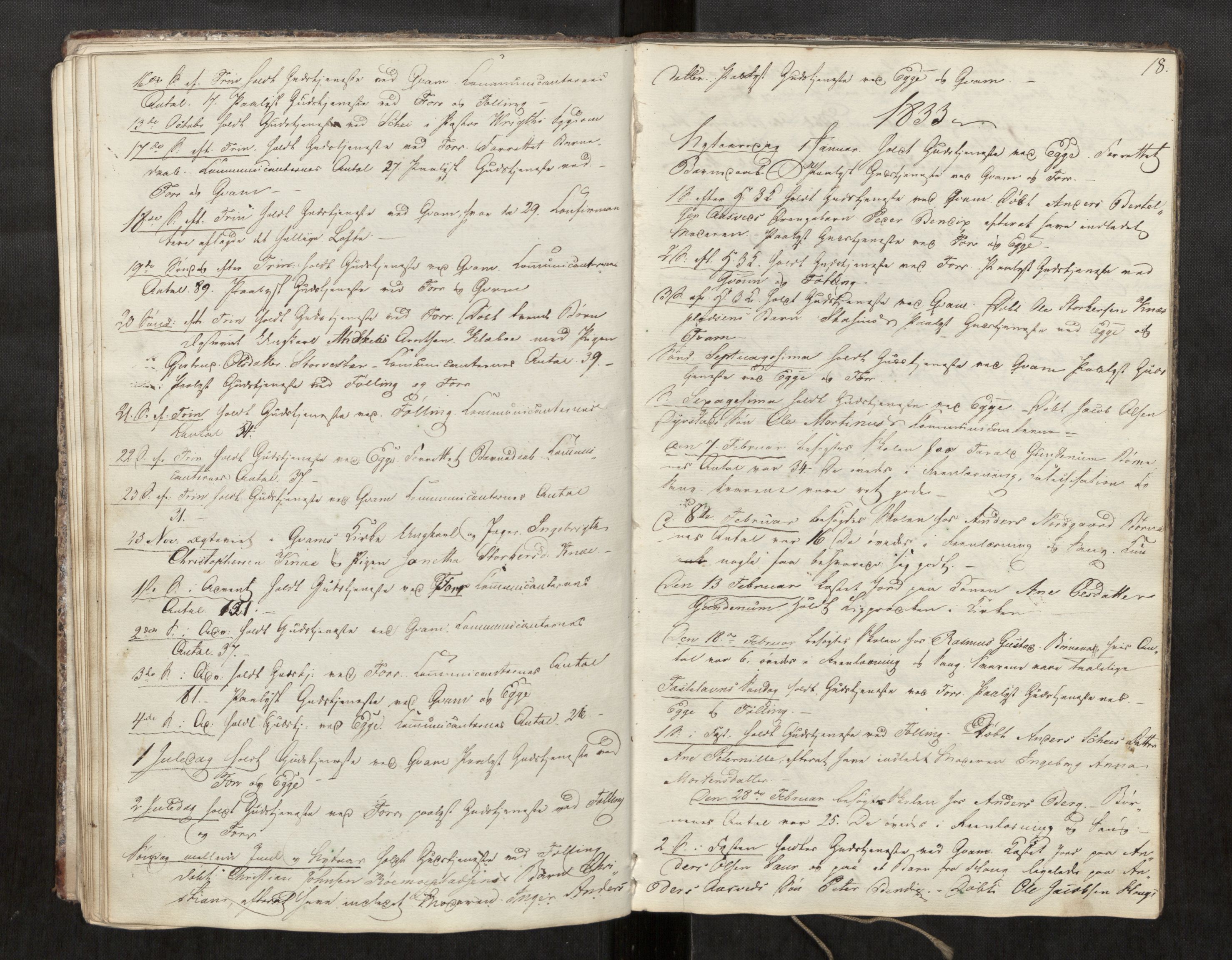 Stod sokneprestkontor, SAT/A-1164/2/I/I1/I1d/L0001: Curate's parish register no. 1, 1827-1849, p. 18