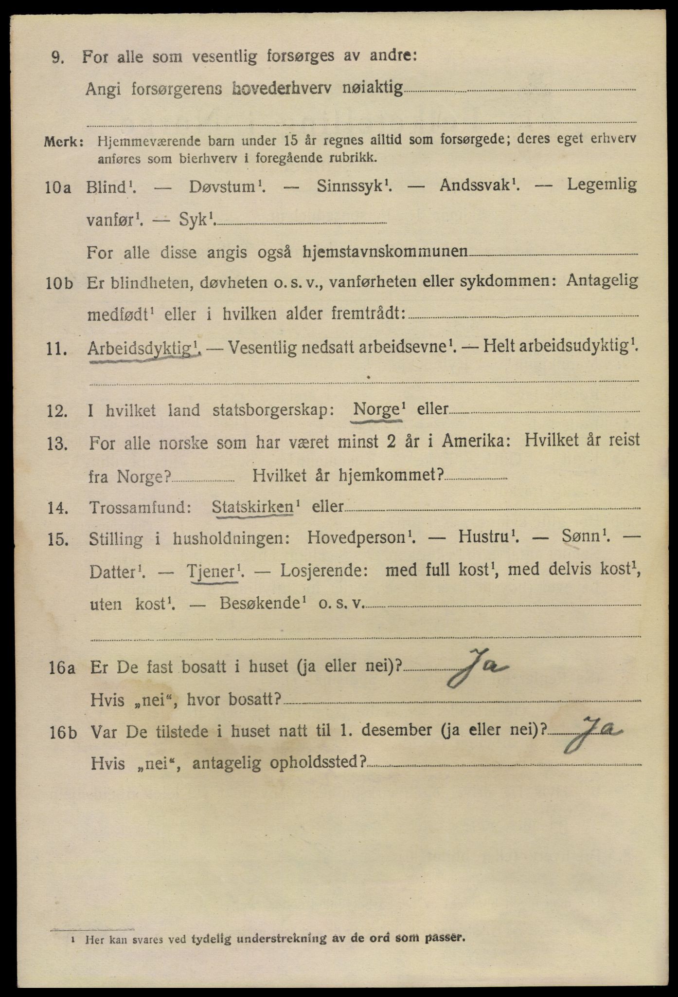 SAKO, 1920 census for Sauherad, 1920, p. 7358