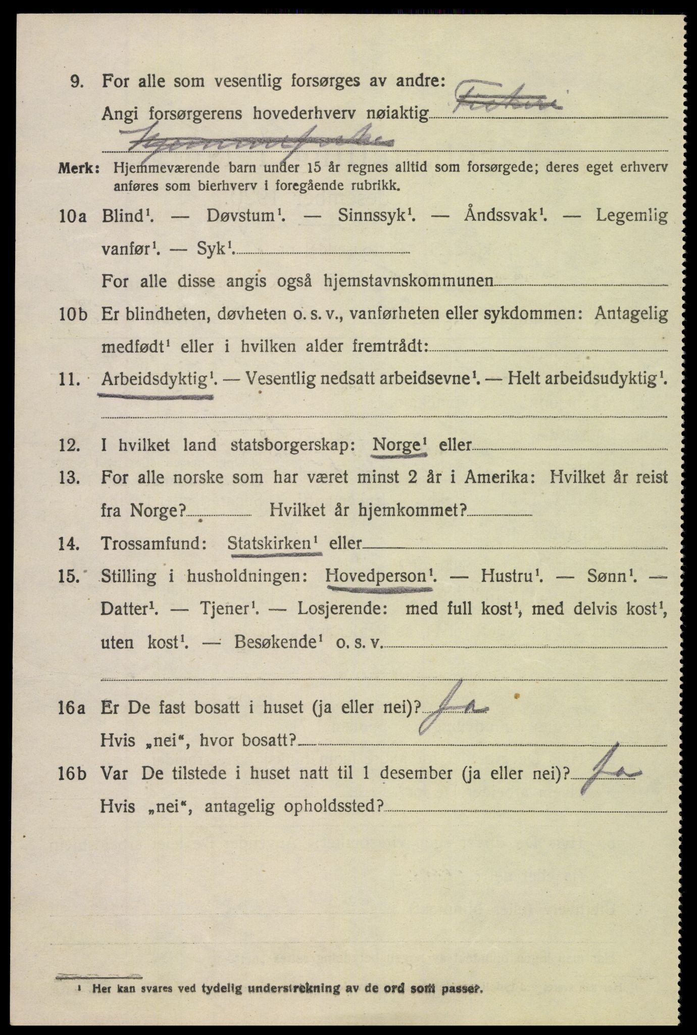 SAK, 1920 census for Søndeled, 1920, p. 1348