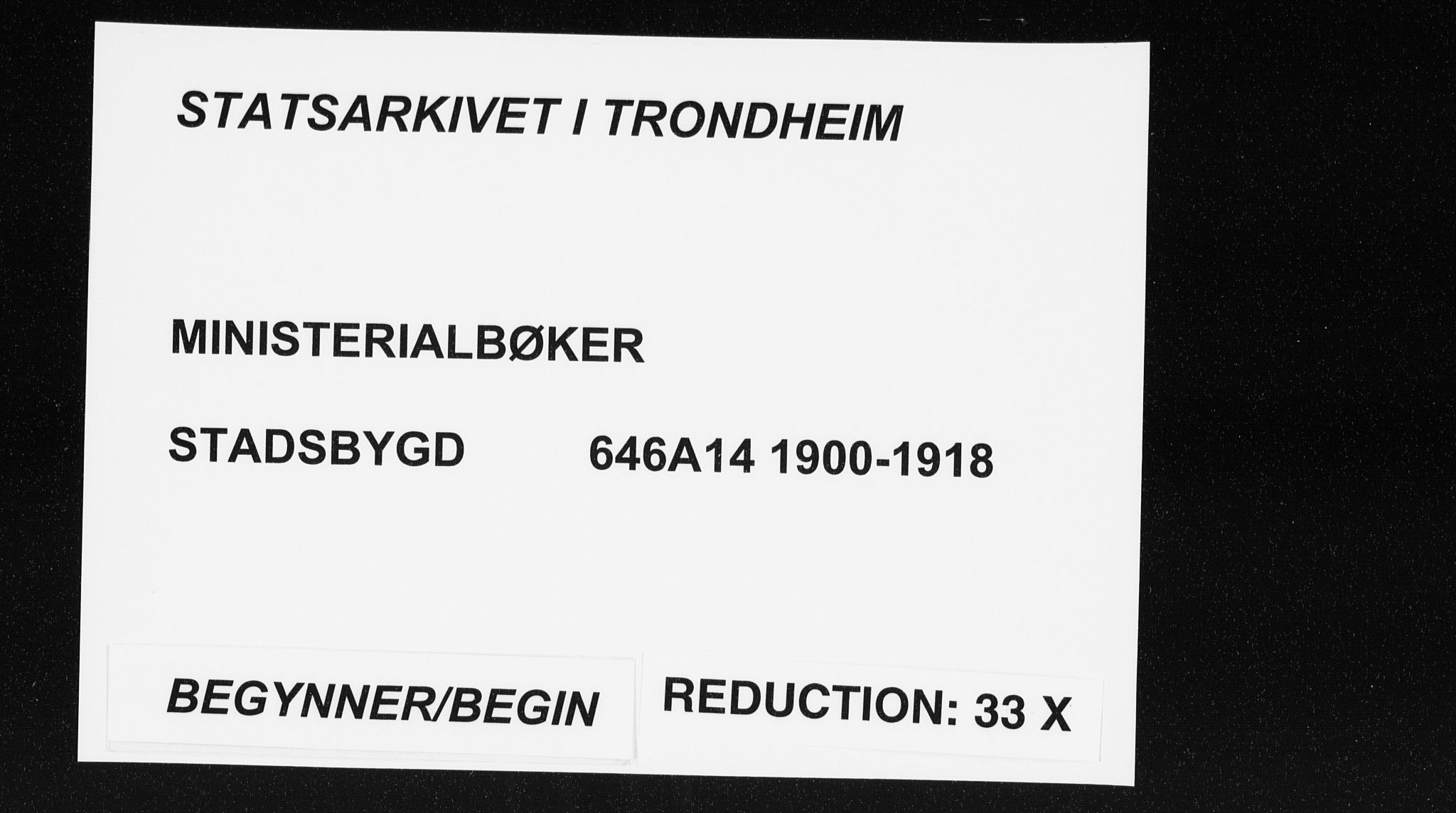 Ministerialprotokoller, klokkerbøker og fødselsregistre - Sør-Trøndelag, AV/SAT-A-1456/646/L0616: Parish register (official) no. 646A14, 1900-1918