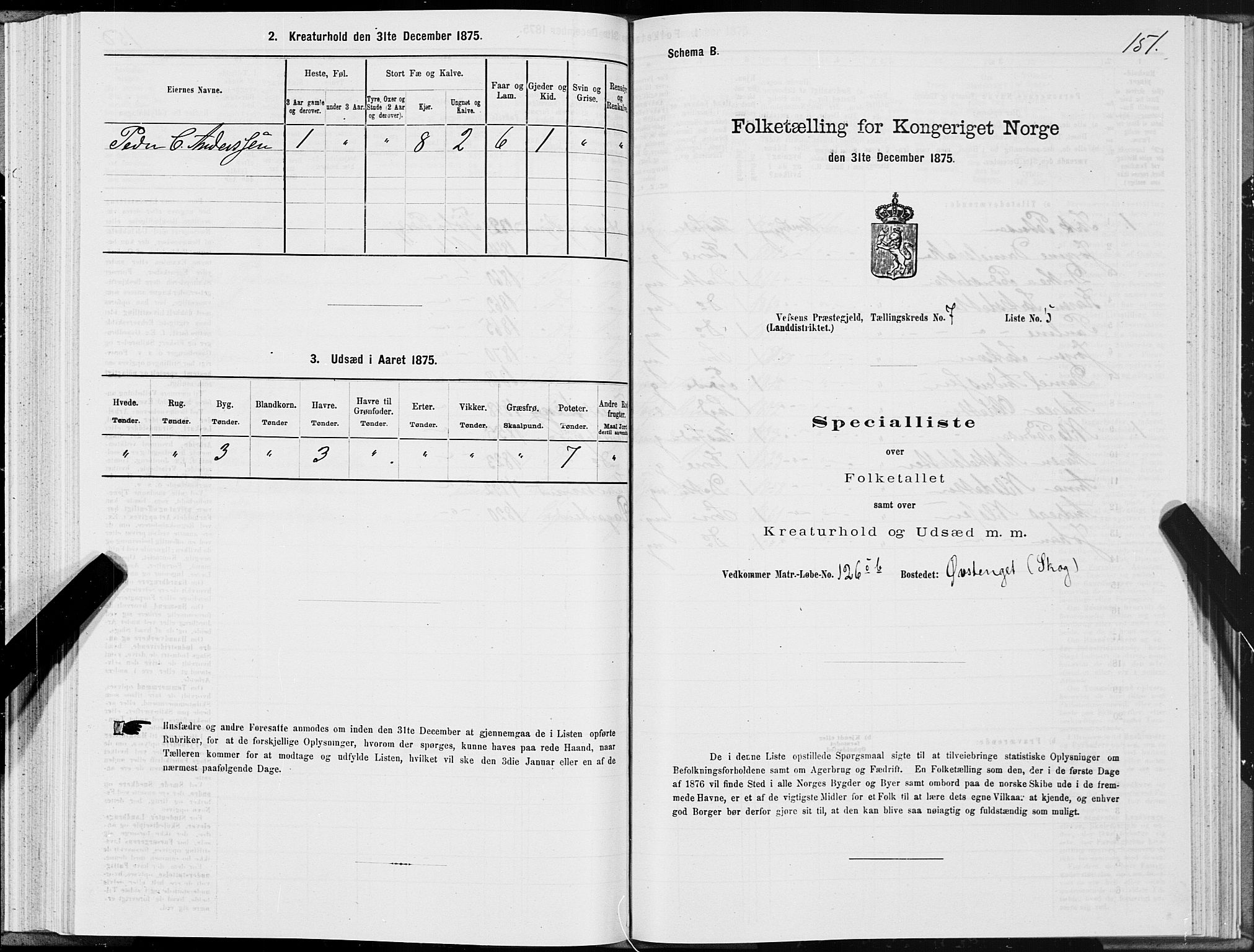 SAT, 1875 census for 1824L Vefsn/Vefsn, 1875, p. 2151