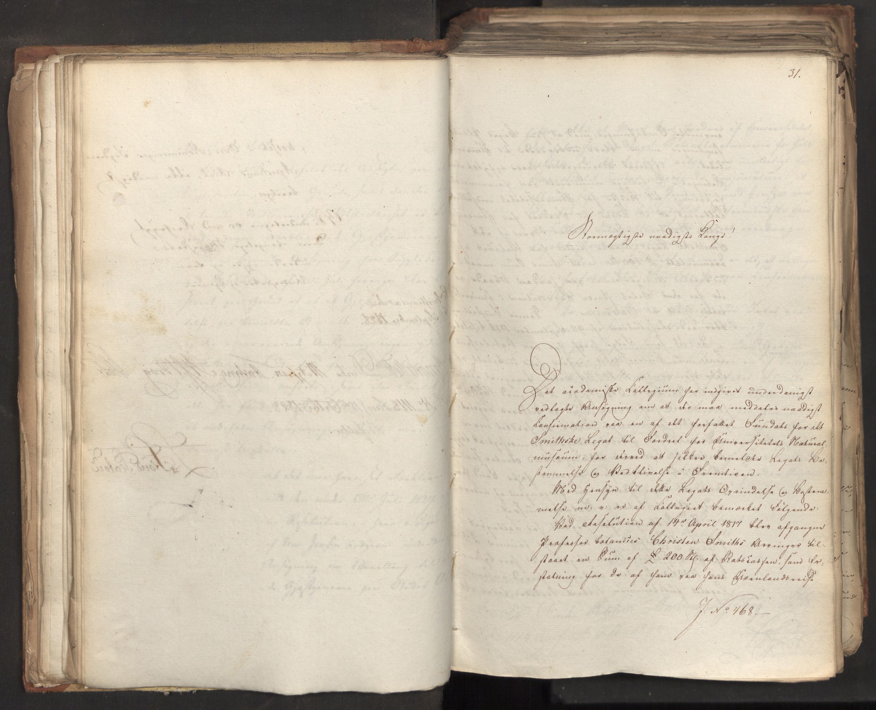 Statsrådsavdelingen i Stockholm, AV/RA-S-1003/D/Da/L0056: Regjeringsinnstillinger nr. 436-650, 1828, p. 90