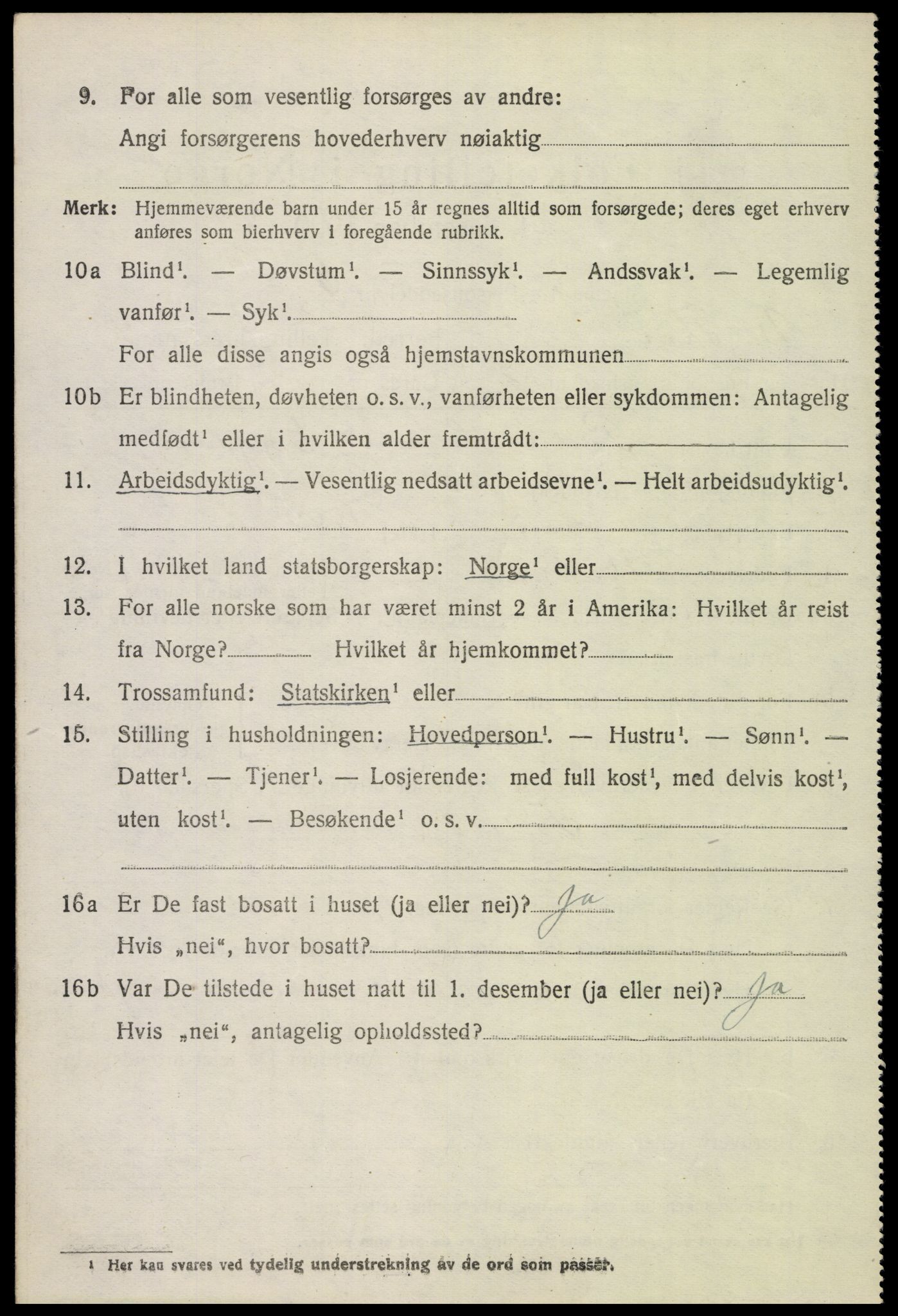 SAH, 1920 census for Nord-Fron, 1920, p. 4037