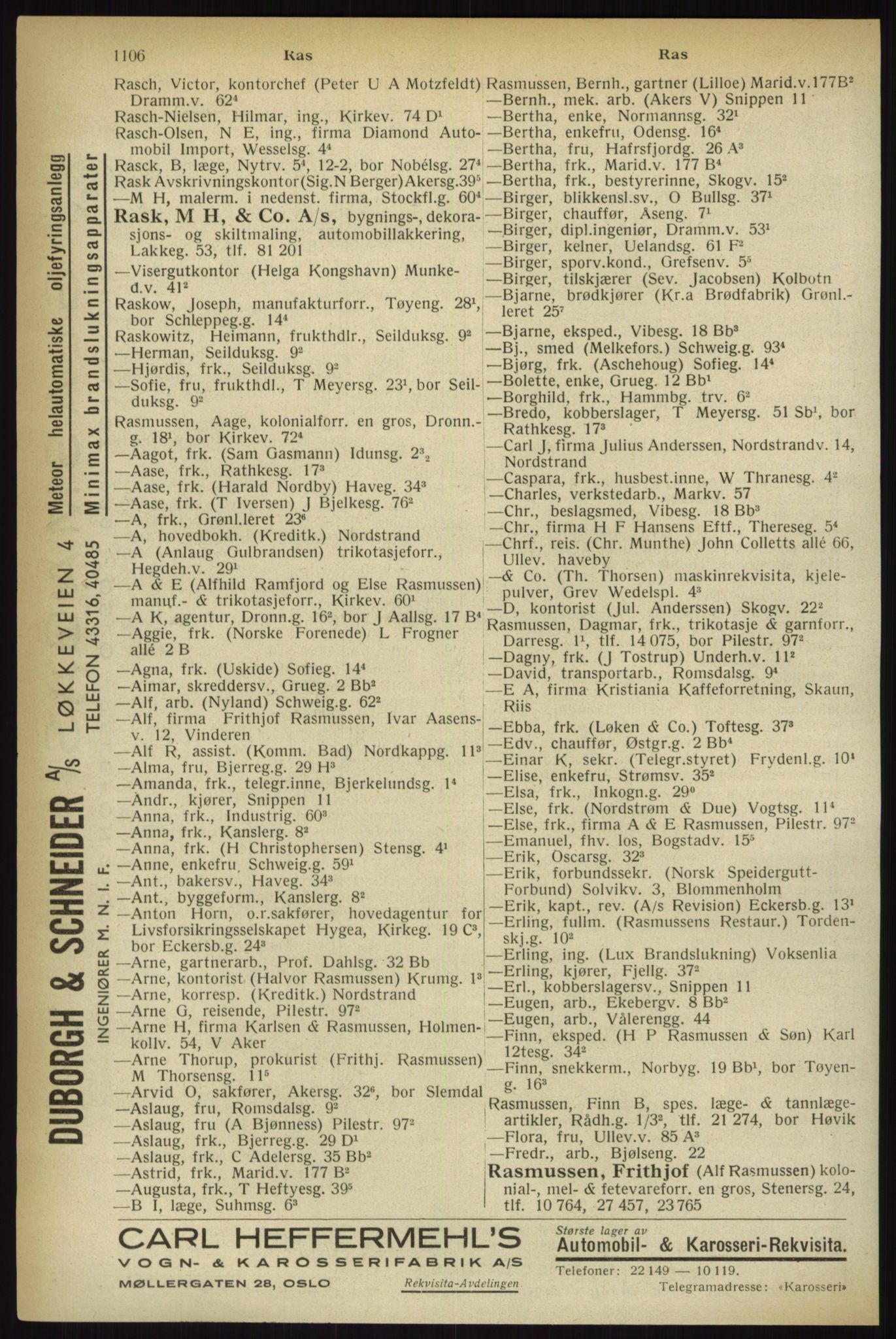 Kristiania/Oslo adressebok, PUBL/-, 1933, p. 1106