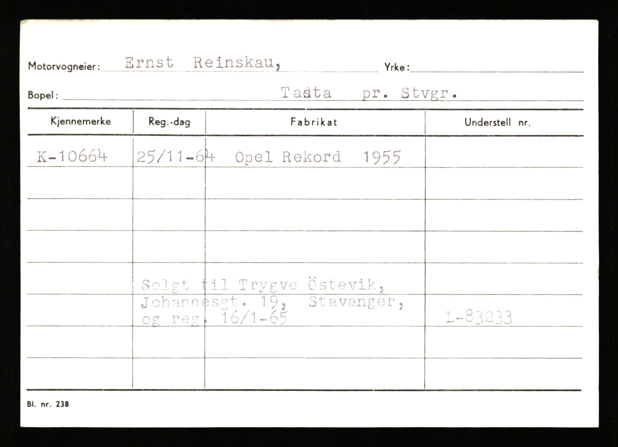 Stavanger trafikkstasjon, AV/SAST-A-101942/0/G/L0003: Registreringsnummer: 10466 - 15496, 1930-1971, p. 181