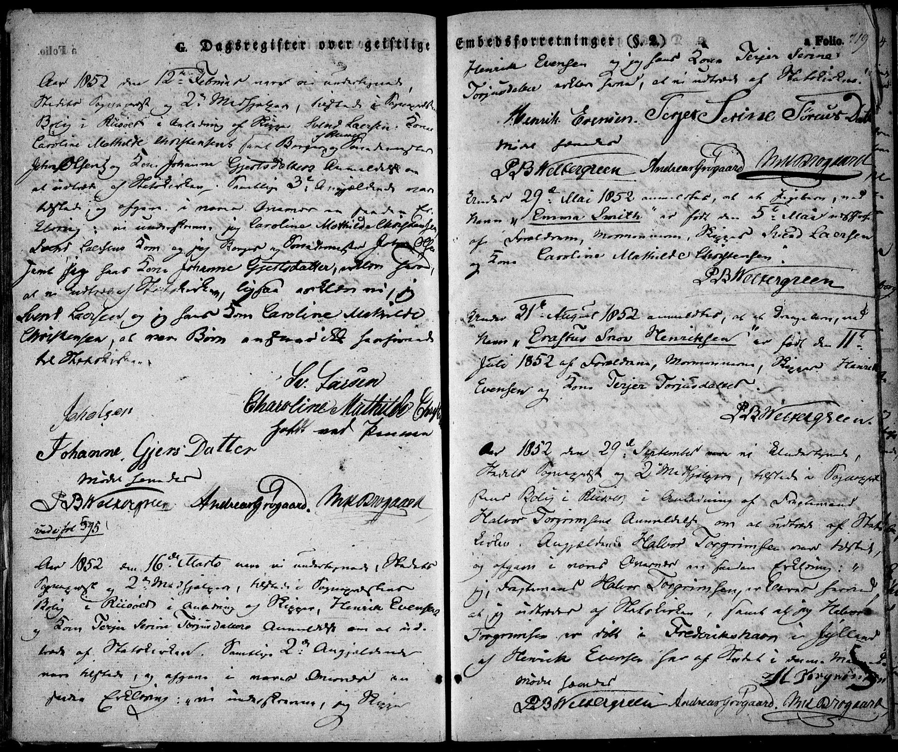 Risør sokneprestkontor, SAK/1111-0035/F/Fa/L0003: Parish register (official) no. A 3, 1838-1864, p. 719